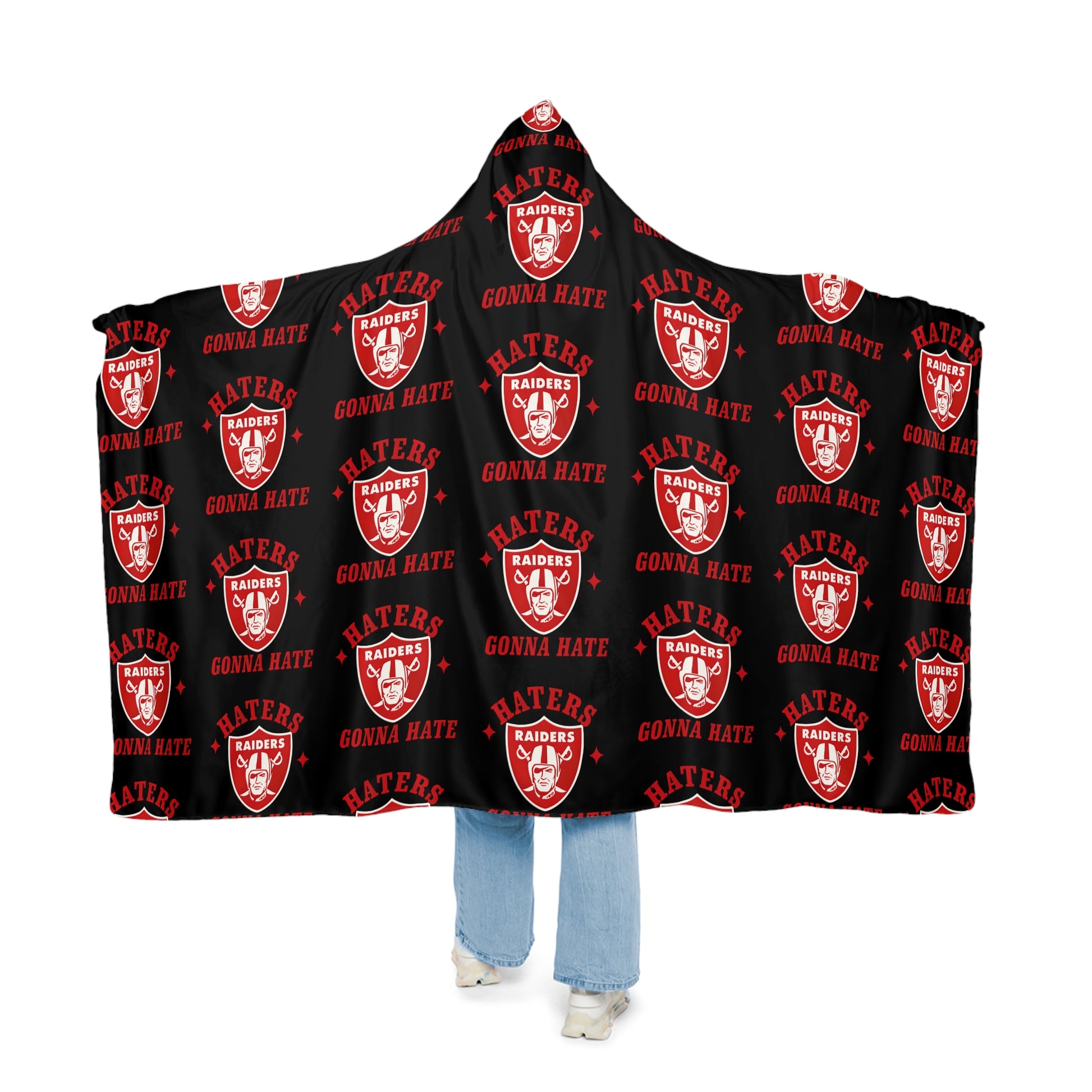 Black Snuggle Blanket - Liberty Raiders "Haters Gonna Hate"