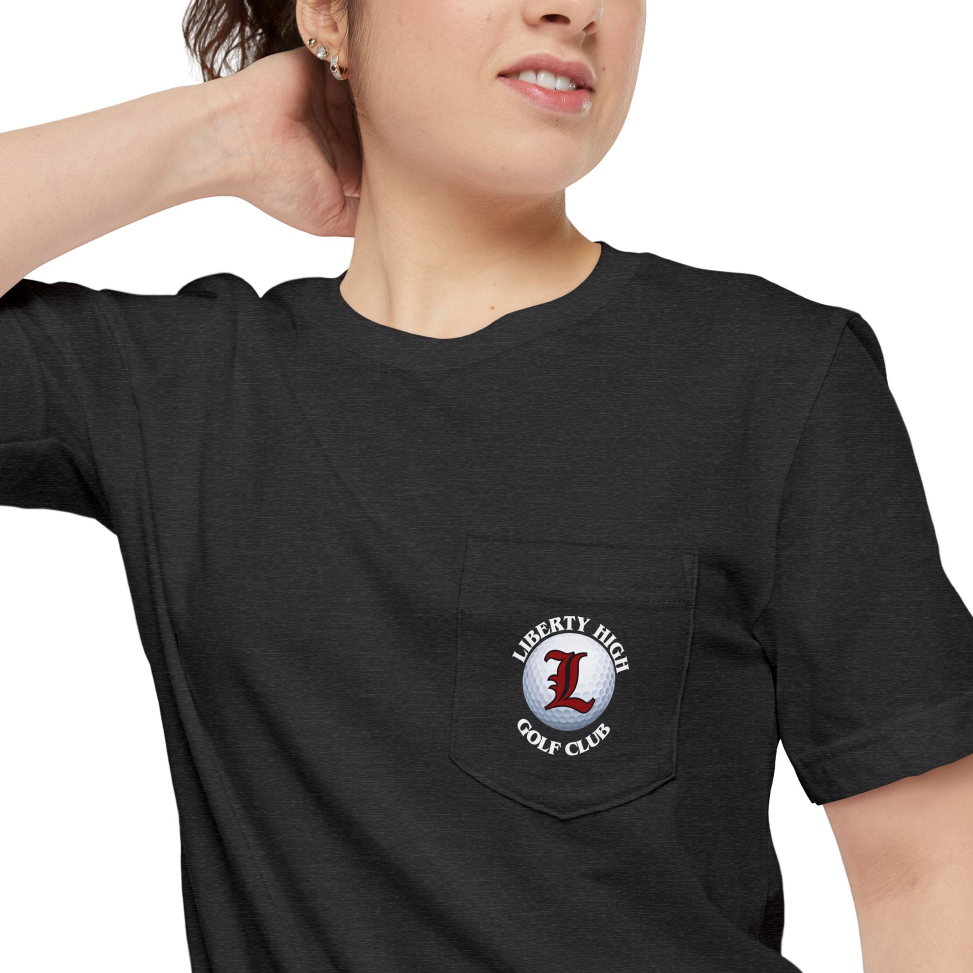 Pocket T-shirt - Liberty Raiders "Golf Team"