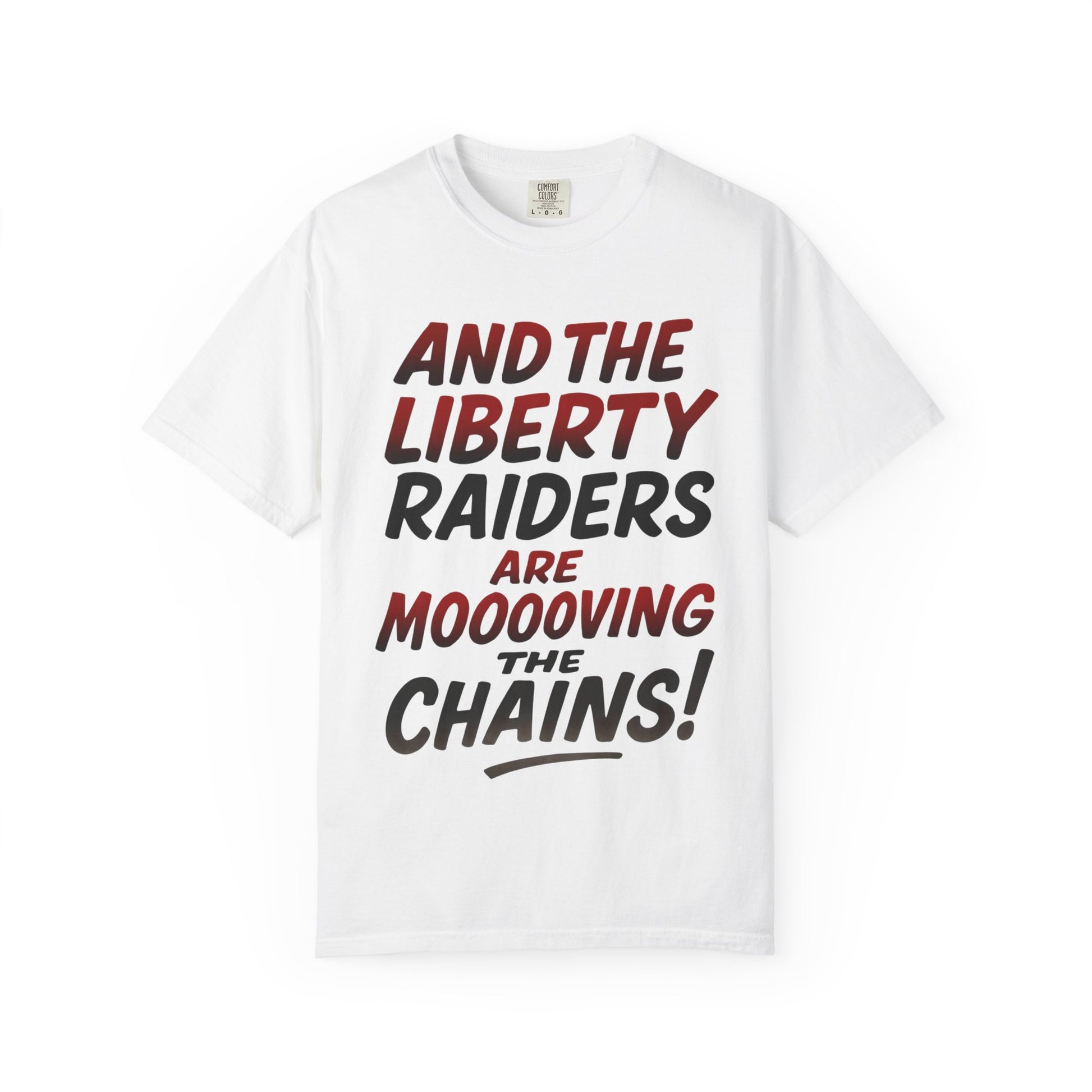 Light Weight Tee - Liberty Raiders "Moving the Chains"