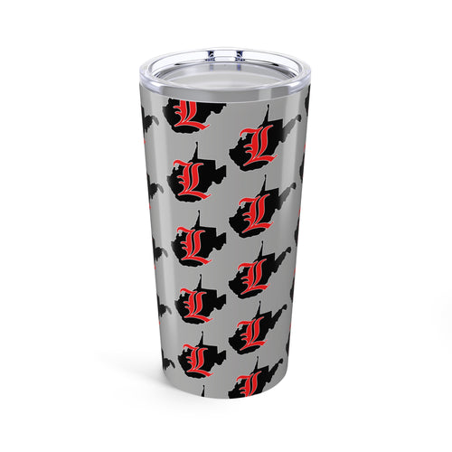 20oz Tumbler - Liberty Raiders "WV Outline Logo"