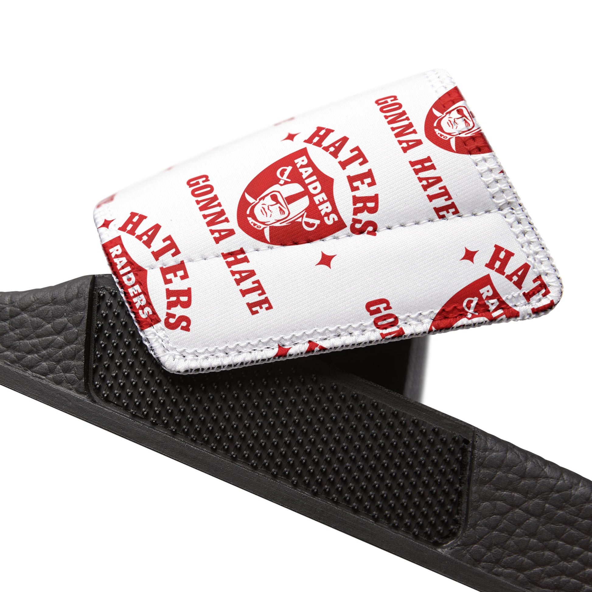 Women's Removable-Strap Slides - Liberty Raiders "Haters Gonna Hate"