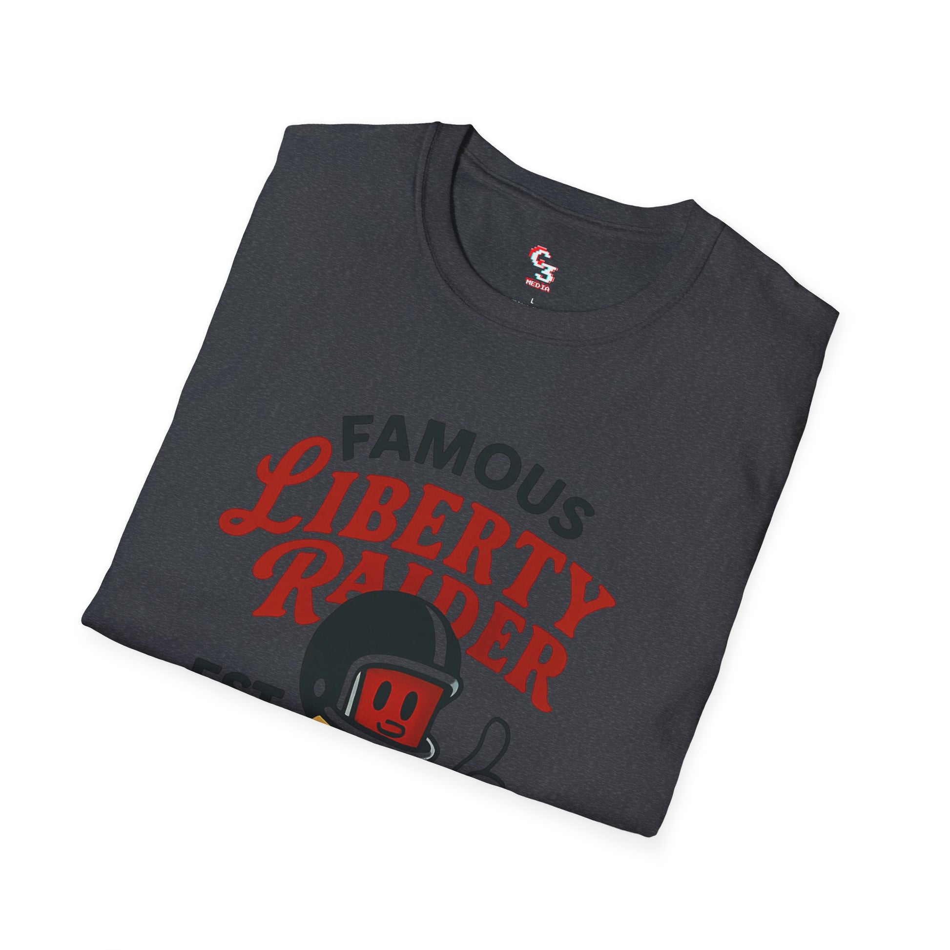 Vintage Football Tee - Liberty Raiders "Famous Hot Dogs"