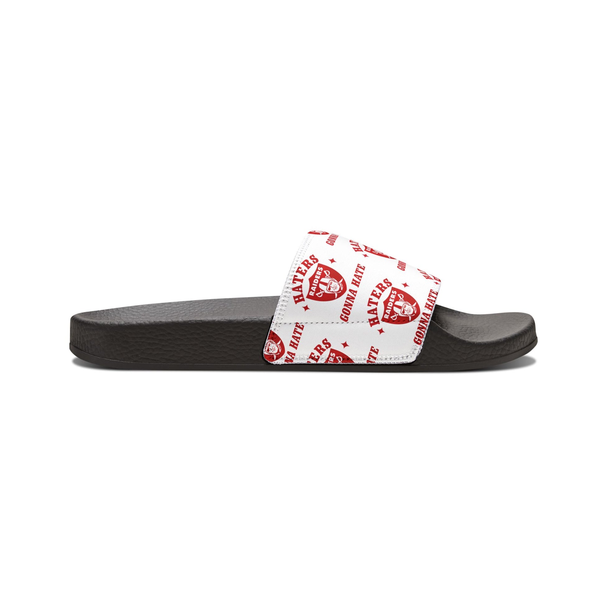 Women's Removable-Strap Slides - Liberty Raiders "Haters Gonna Hate"