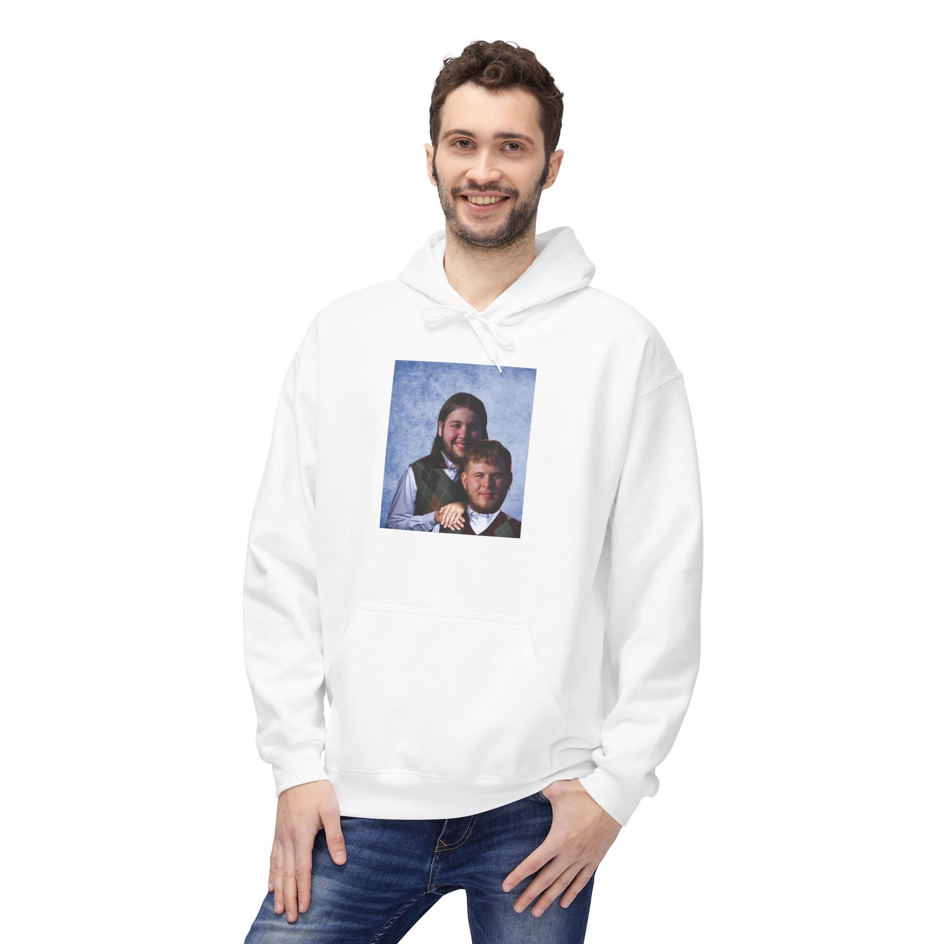 Unisex Midweight Softstyle Fleece Hoodie; Alex Jarrell and Connor Acord Step Brothers