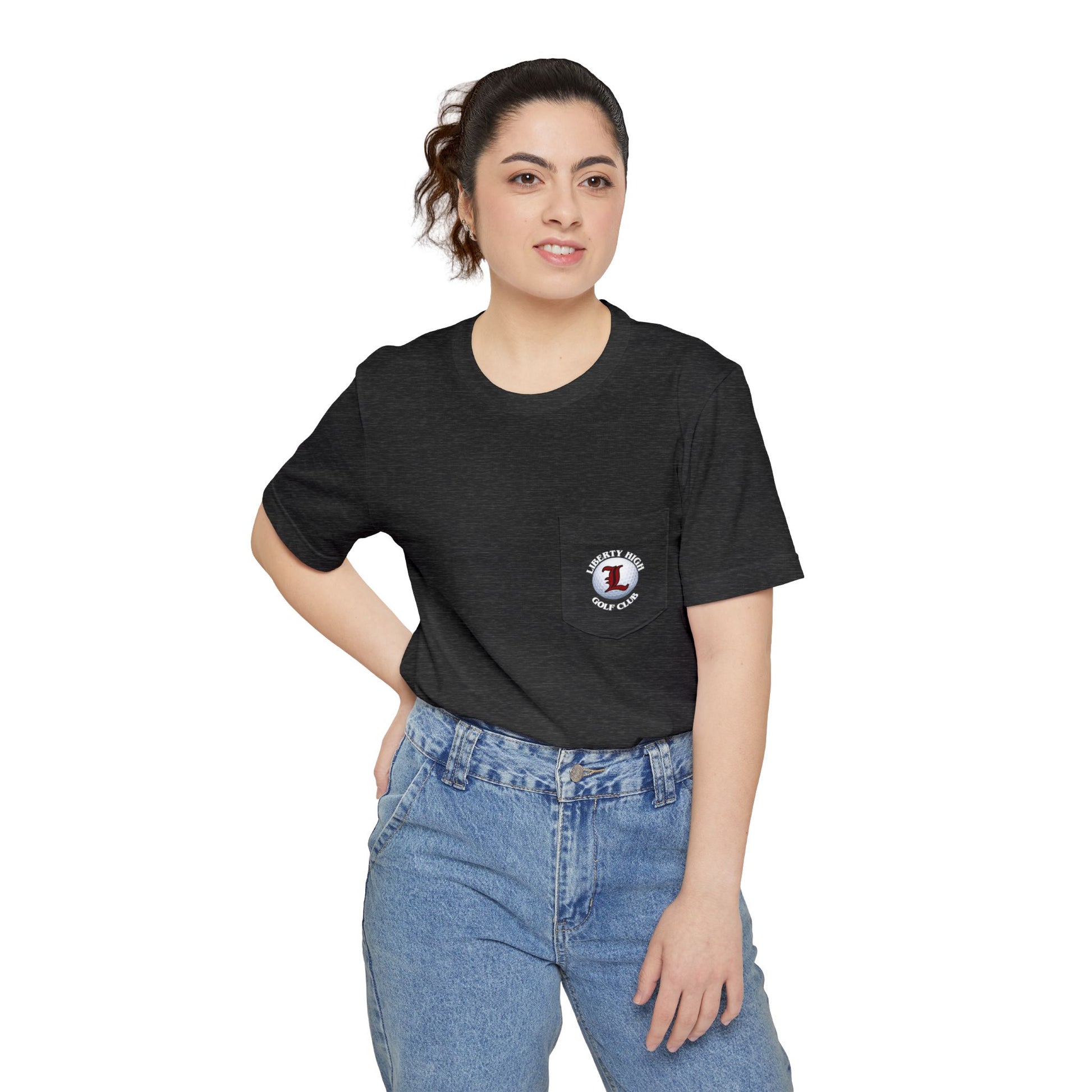 Pocket T-shirt - Liberty Raiders "Golf Team"