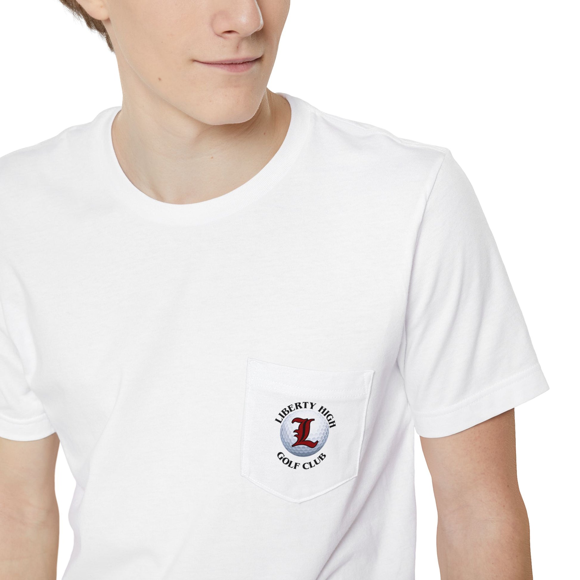 Pocket T-shirt - Liberty Raiders "Golf Team"