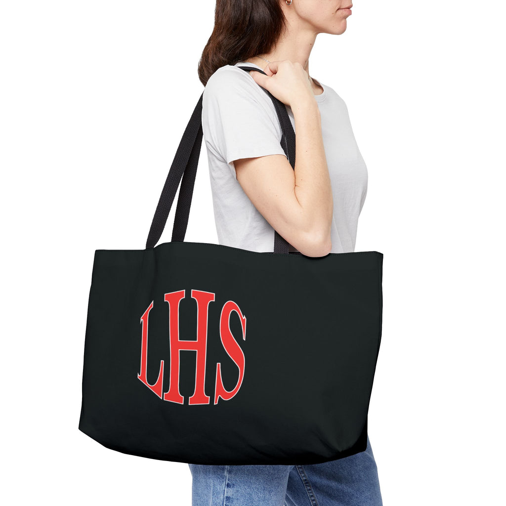 Weekender Tote Bag; LHS logo