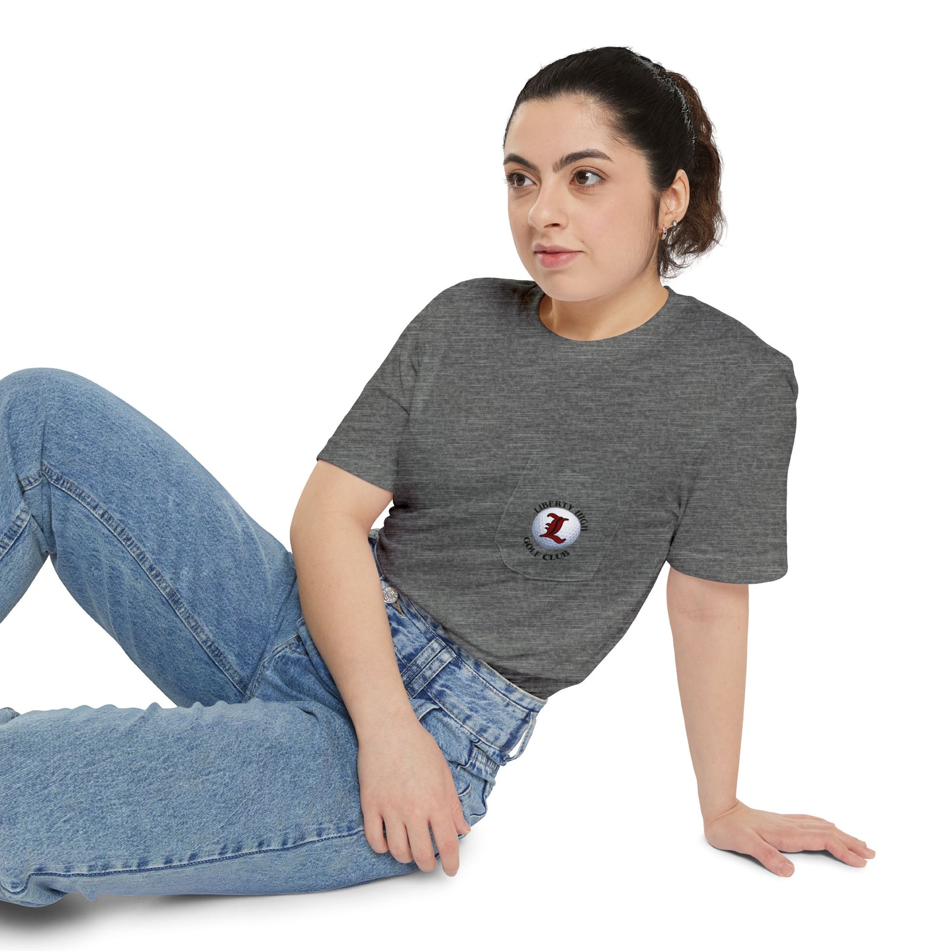 Pocket T-shirt - Liberty Raiders "Golf Team"