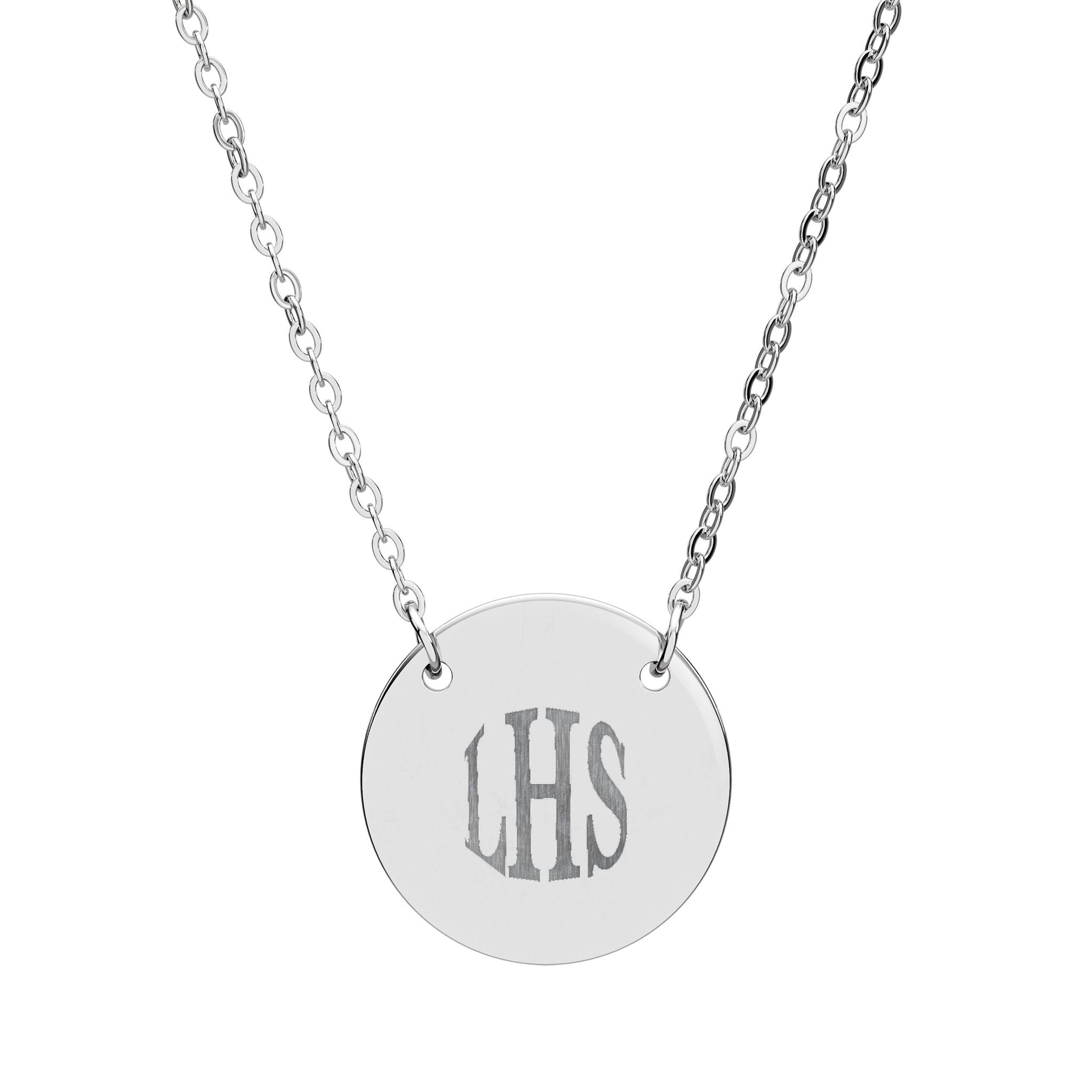 Circle Necklace (LHS Engraving)