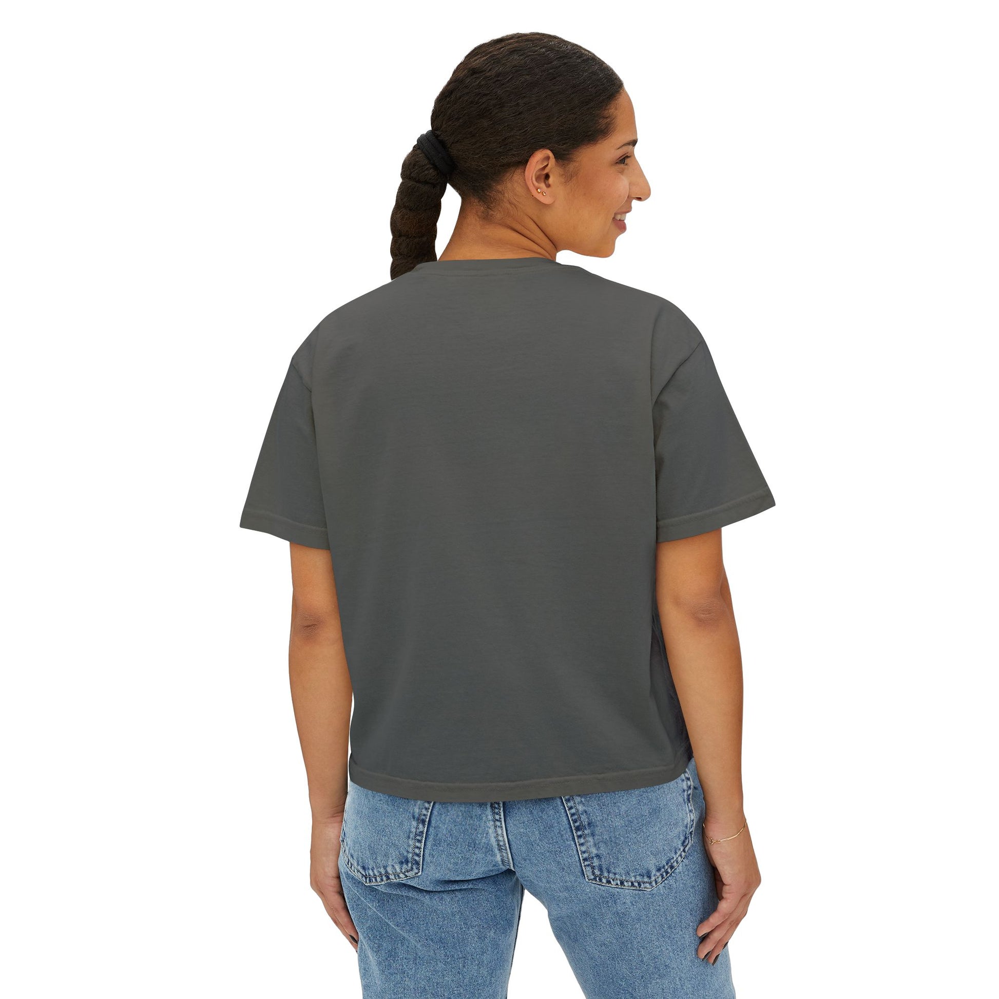Women's Boxy Tee - Liberty Raiders "Flowered LHS"