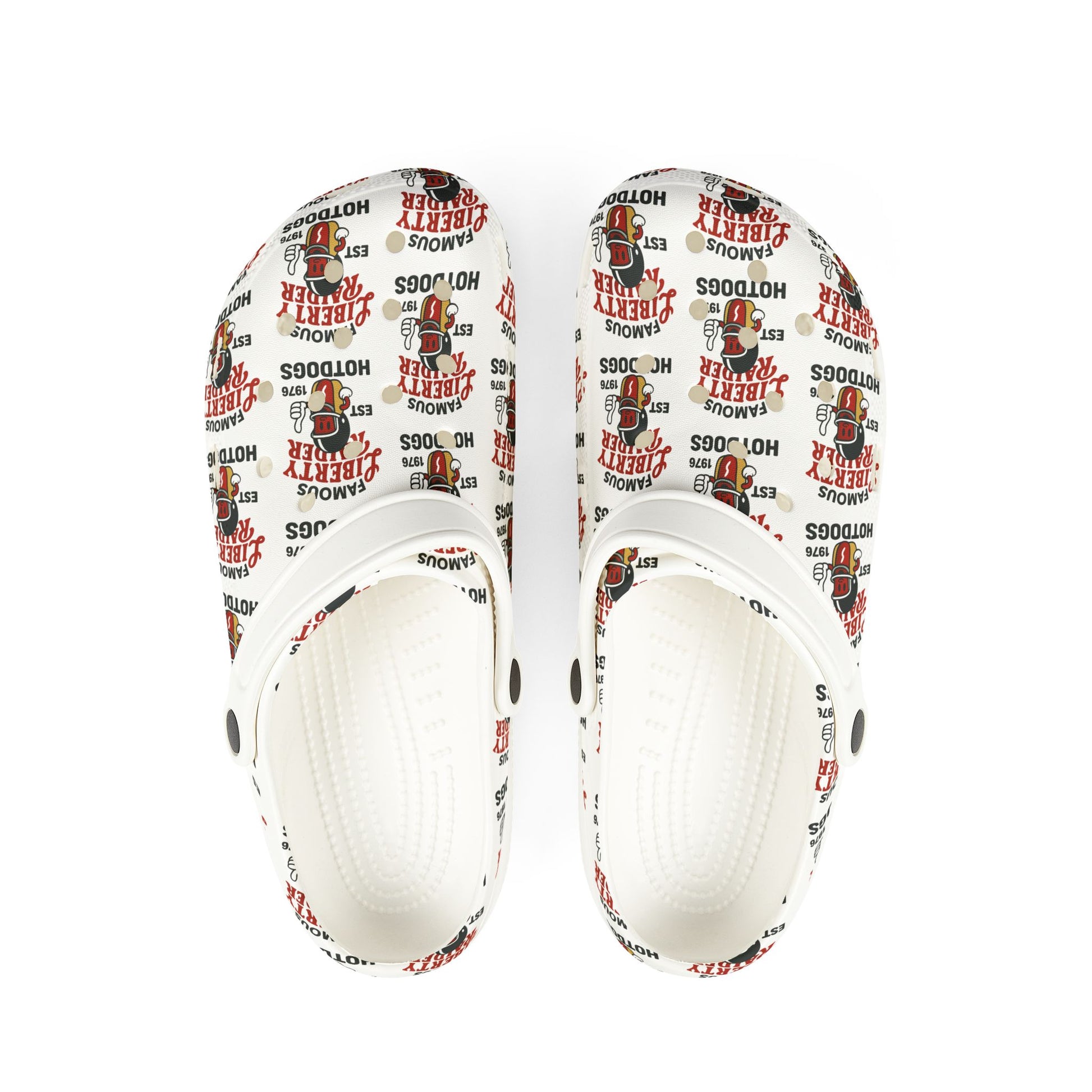 Foam Rubber Shoes - Liberty Raiders "Famous Hotdogs: