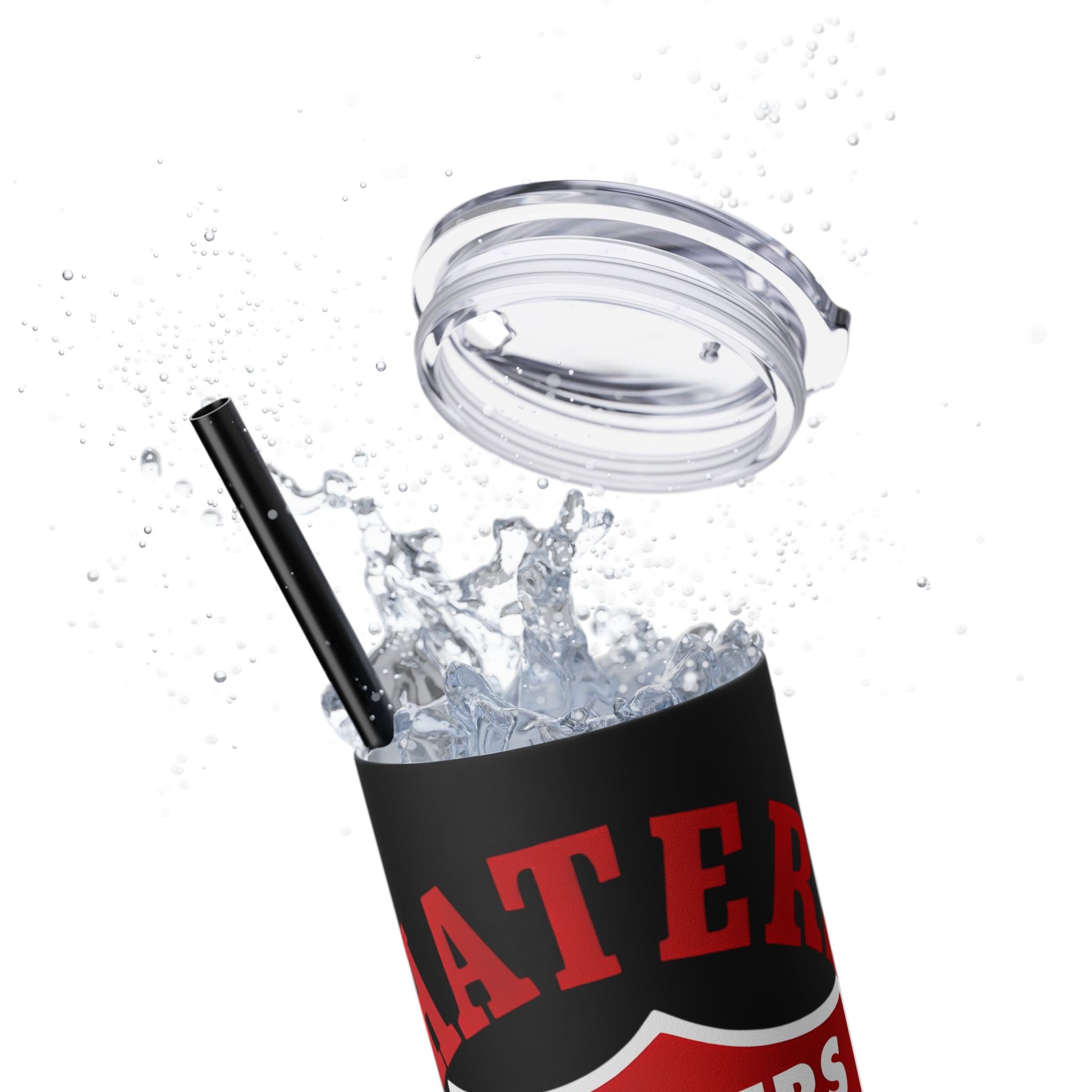 20oz Skinny Tumbler with Straw - Liberty Raiders "Haters Gonna Hate"