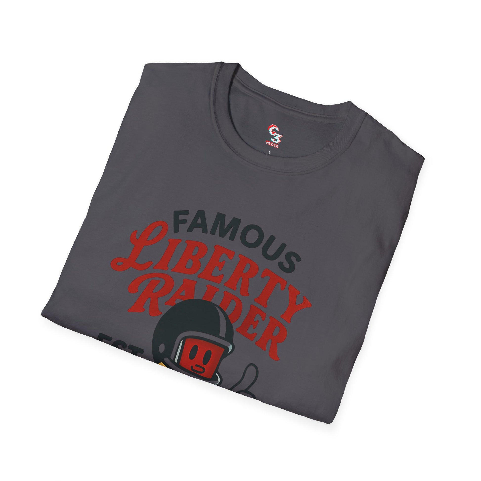 Vintage Football Tee - Liberty Raiders "Famous Hot Dogs"