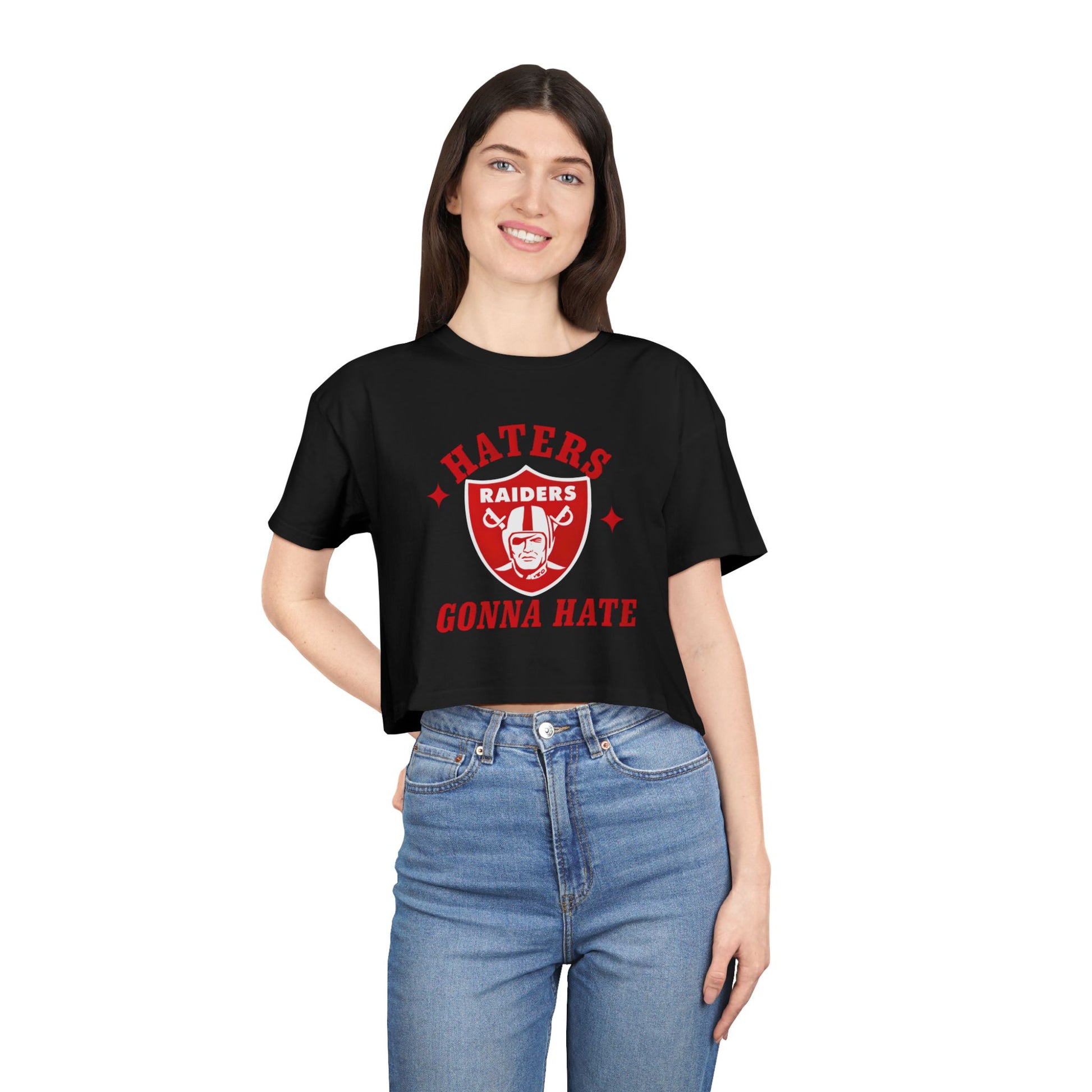 Crop Tee - Liberty Raiders "Haters Gonna Hate"