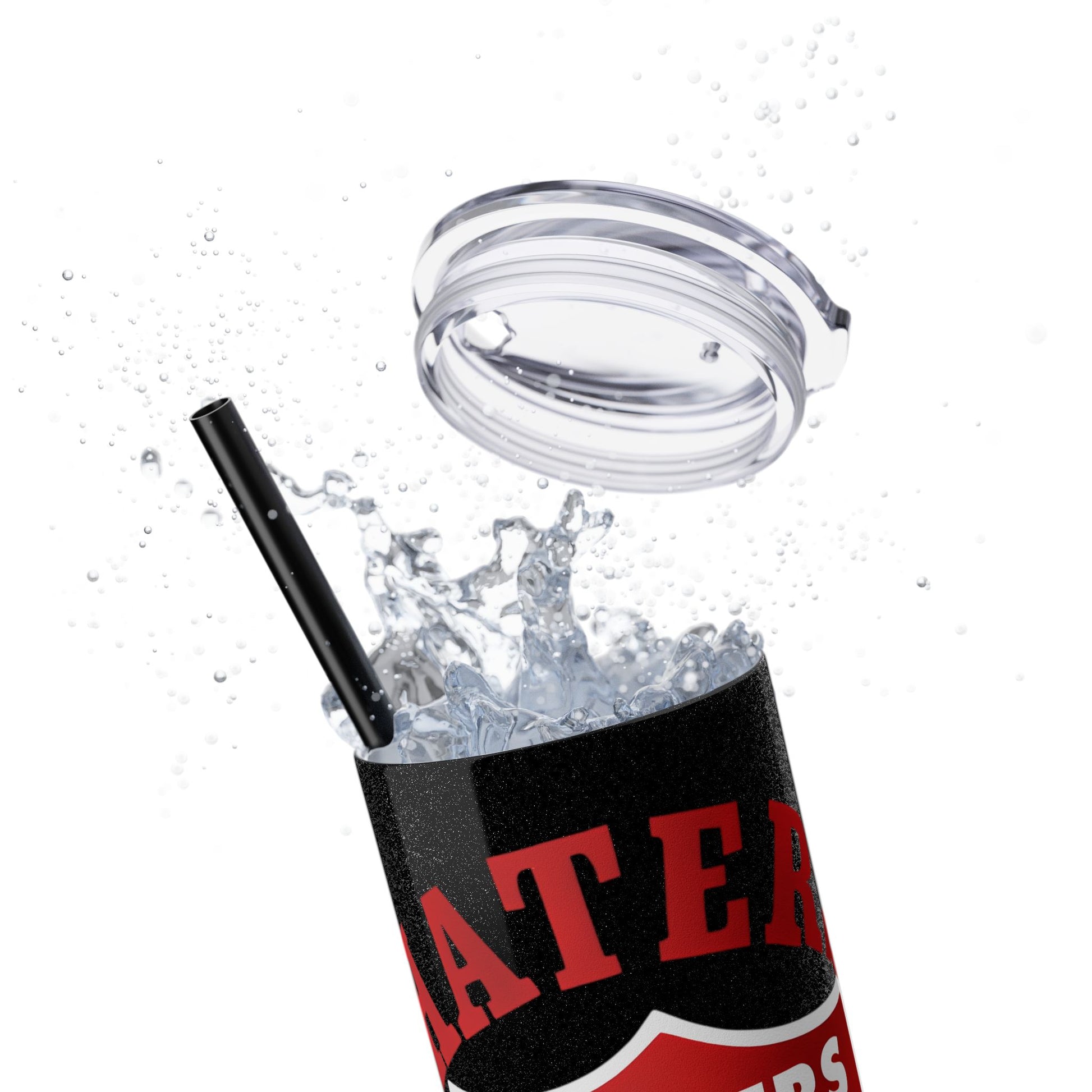 20oz Skinny Tumbler with Straw - Liberty Raiders "Haters Gonna Hate"