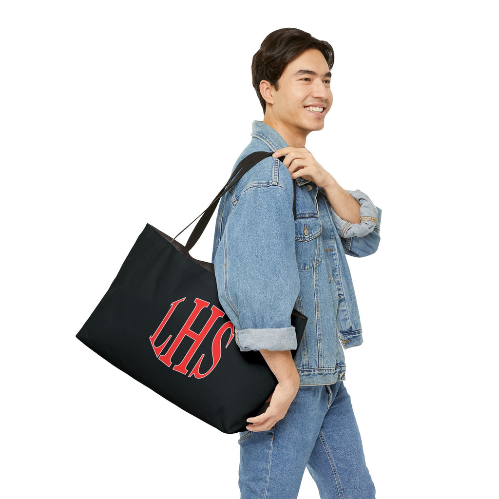 Weekender Tote Bag; LHS logo