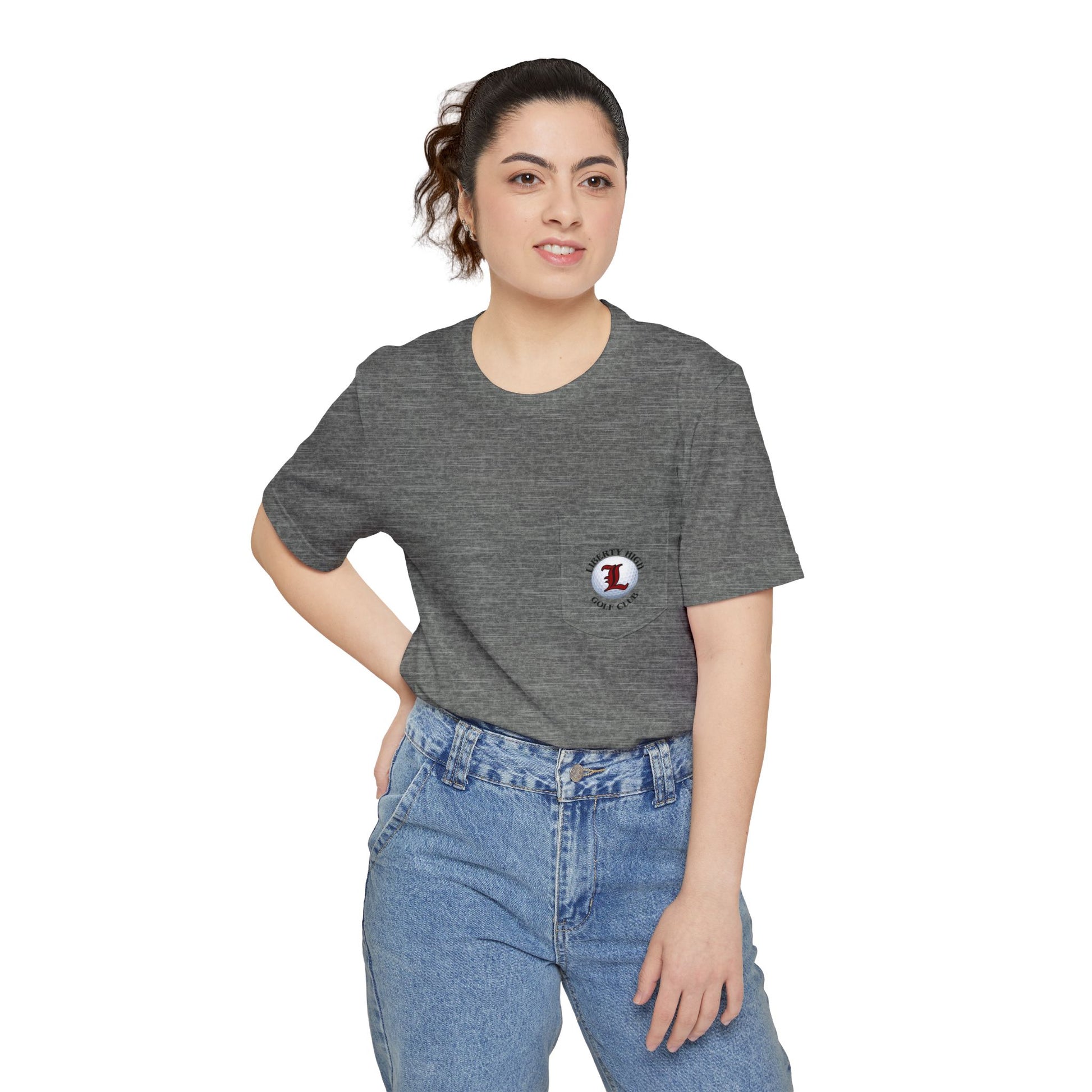 Pocket T-shirt - Liberty Raiders "Golf Team"