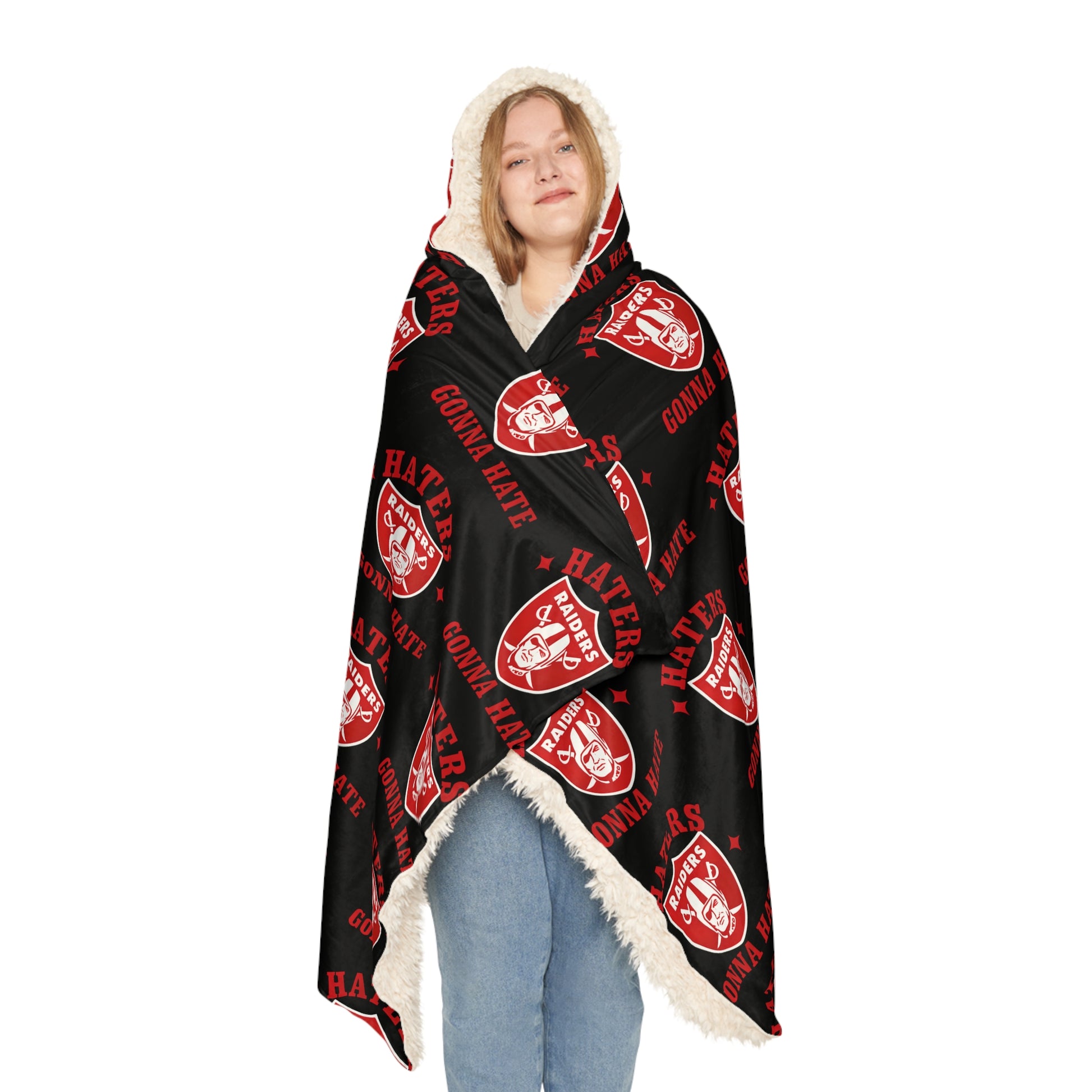 Black Snuggle Blanket - Liberty Raiders "Haters Gonna Hate"