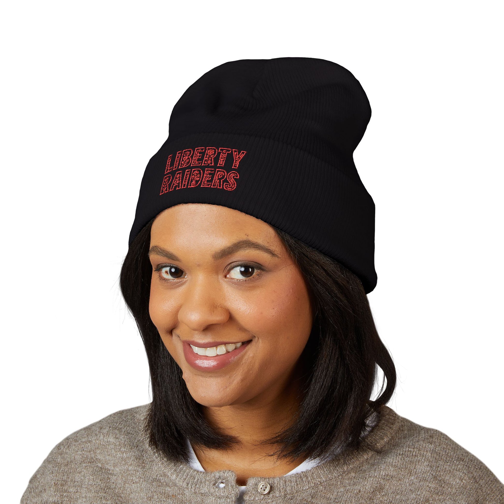 Classic Cuffed Beanie - Liberty Raiders "Flowered"
