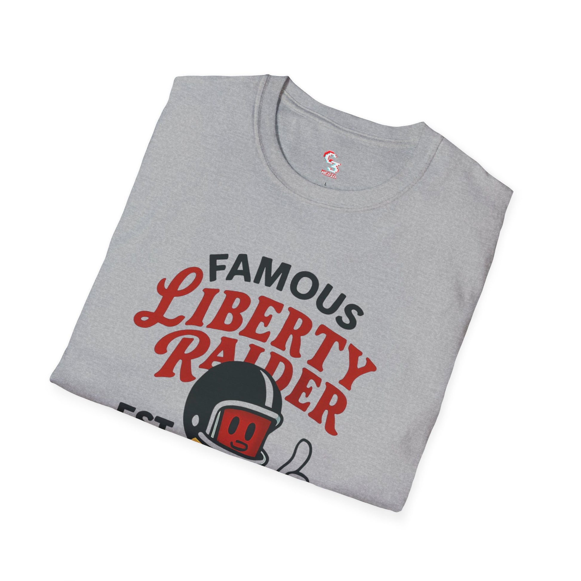 Vintage Football Tee - Liberty Raiders "Famous Hot Dogs"