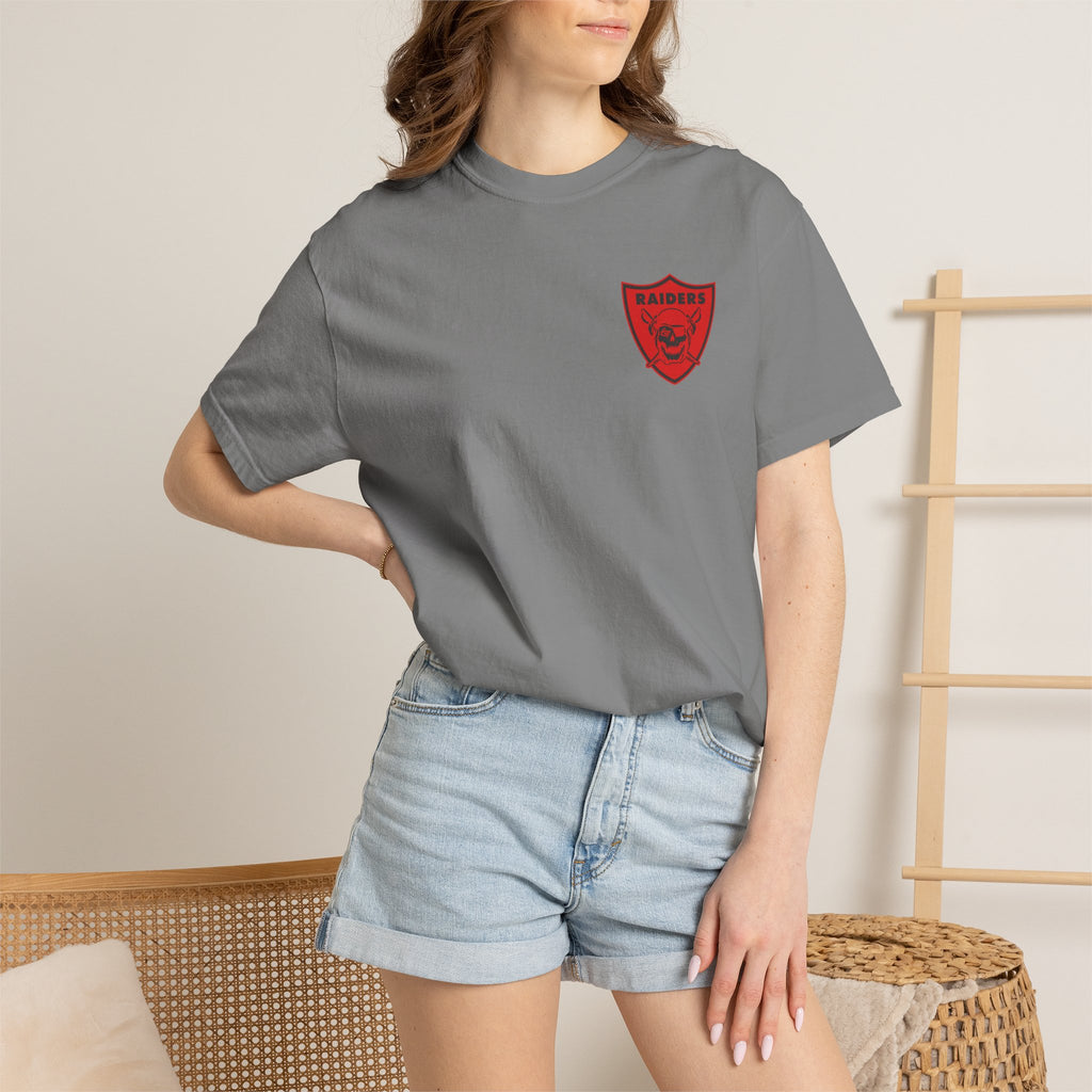 Unisex Garment-Dyed T-shirt; LHS vintage logo tee