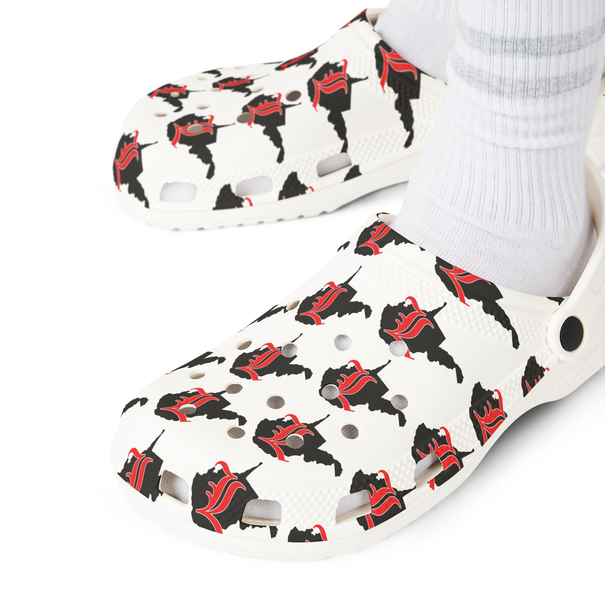 Foam Rubber Shoes - Liberty Raiders "State Logo"
