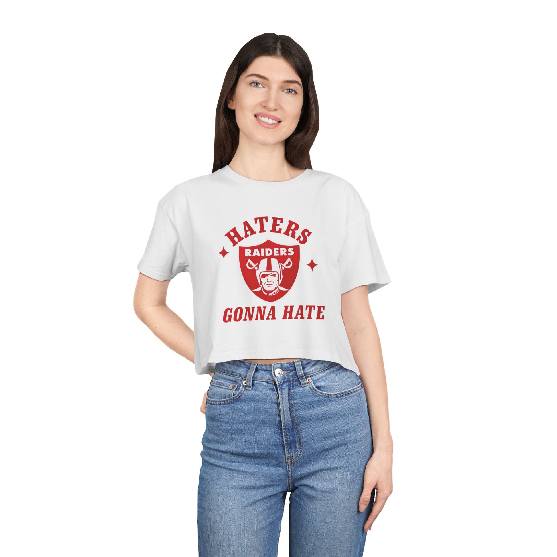 Crop Tee - Liberty Raiders "Haters Gonna Hate"