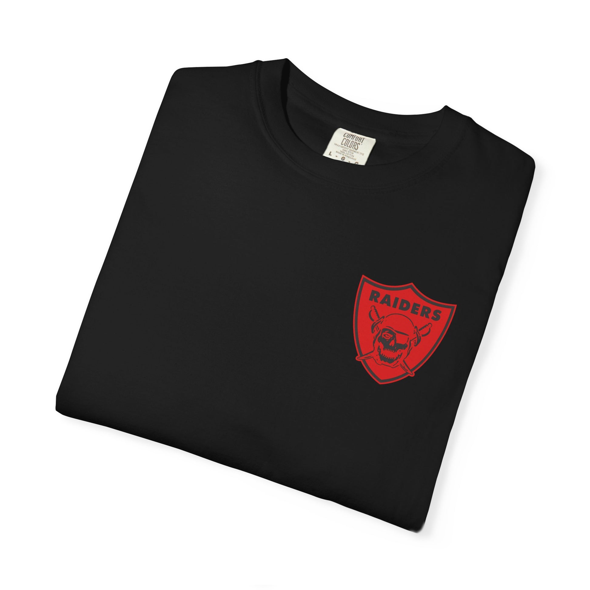 Unisex Garment-Dyed T-shirt; LHS vintage logo tee