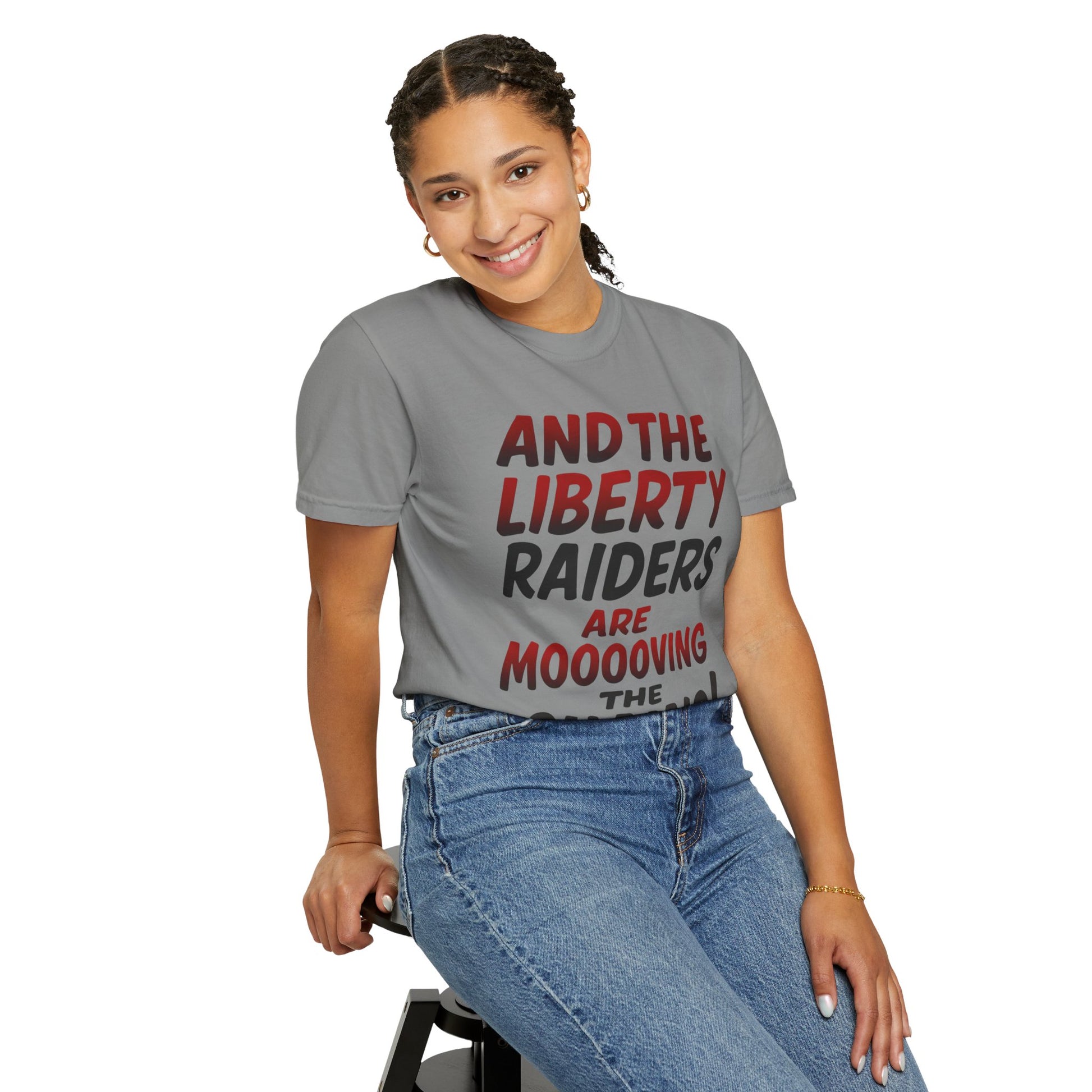 Light Weight Tee - Liberty Raiders "Moving the Chains"