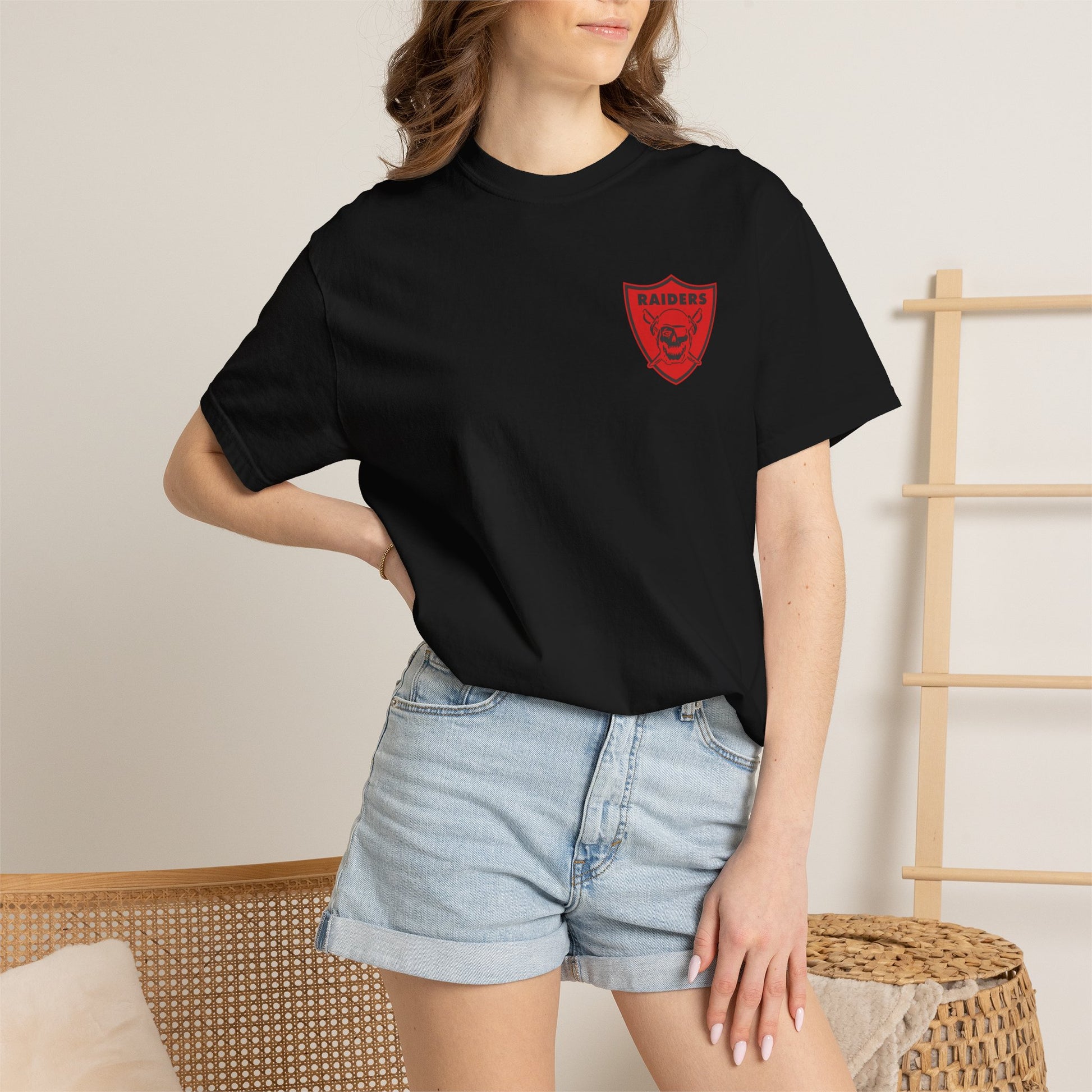 Unisex Garment-Dyed T-shirt; LHS vintage logo tee