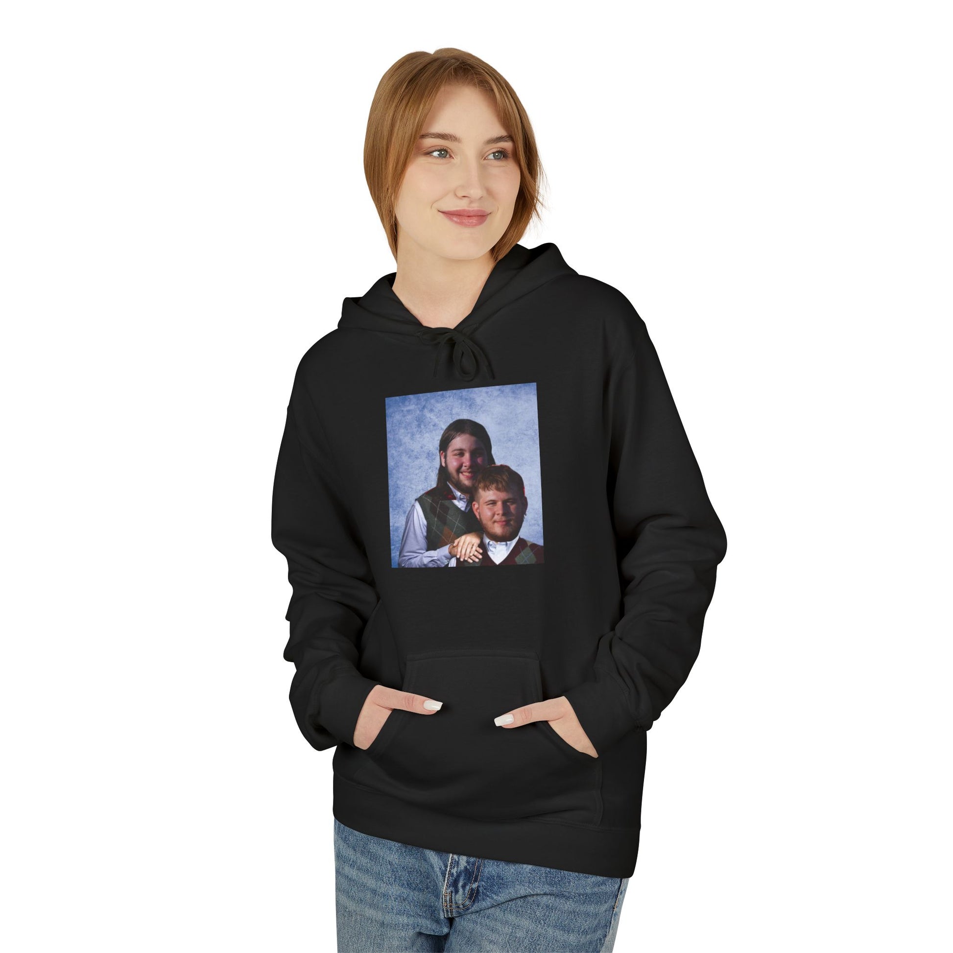 Unisex Midweight Softstyle Fleece Hoodie; Alex Jarrell and Connor Acord Step Brothers