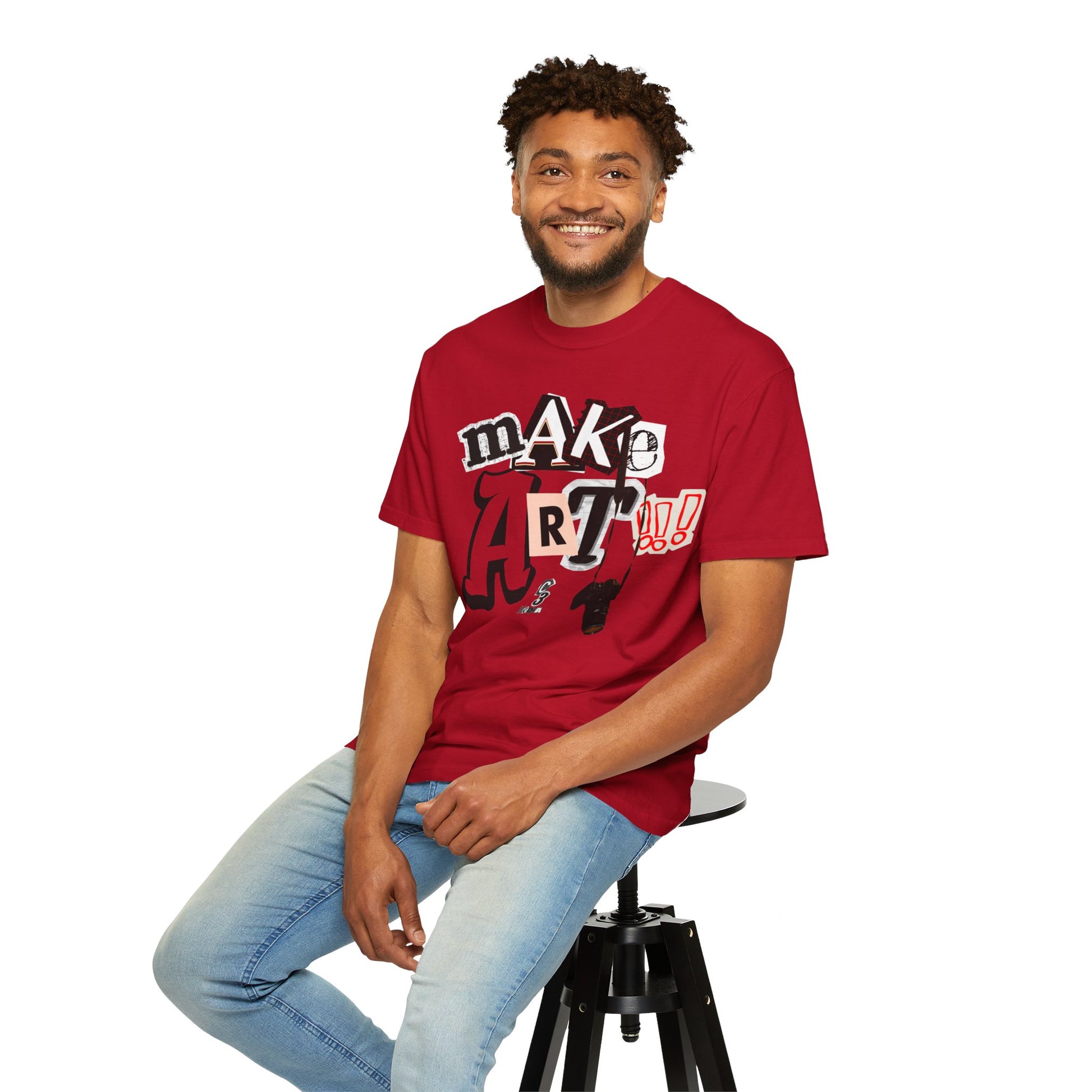 Branded Tee - Make Art!!! Support C3 Media