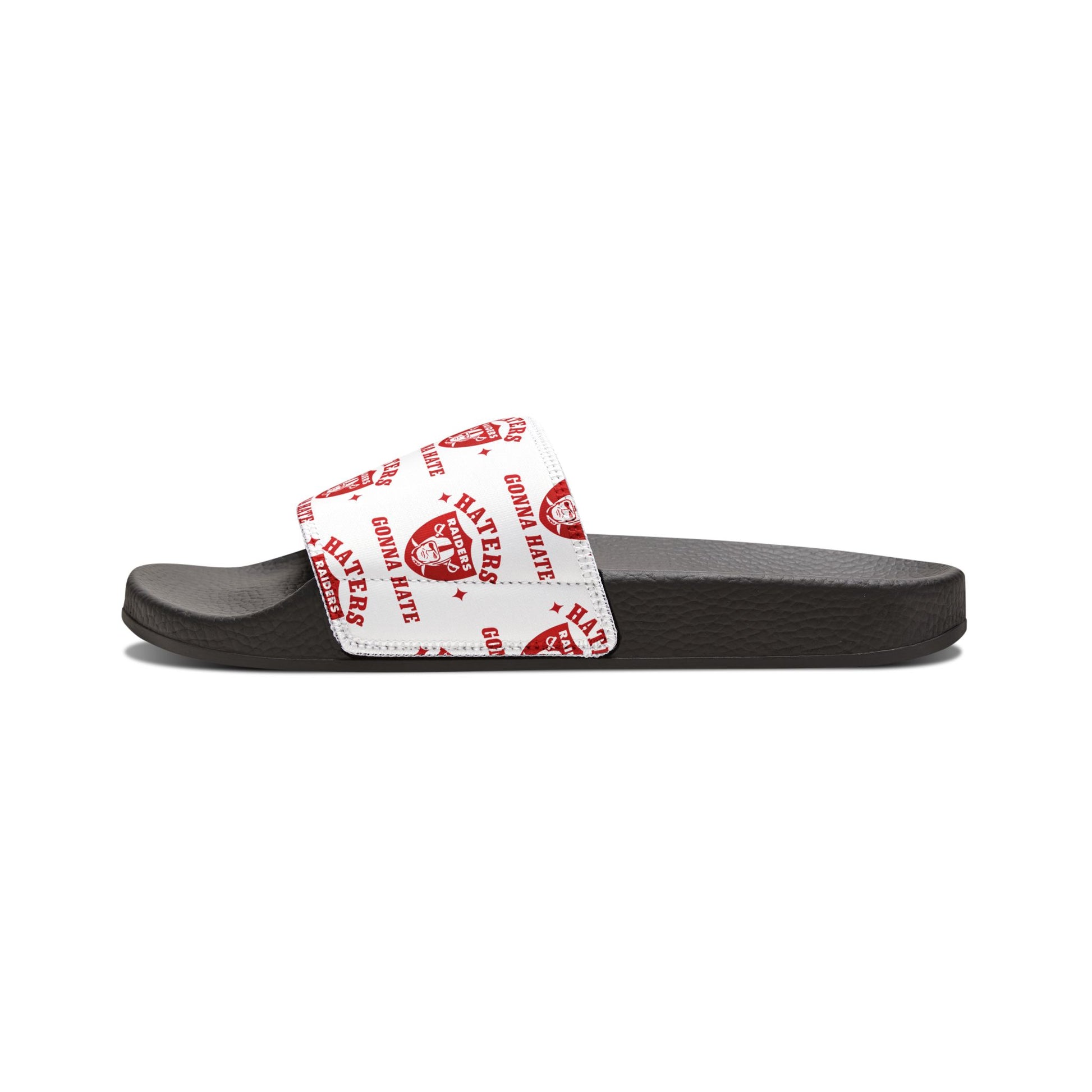 Women's Removable-Strap Slides - Liberty Raiders "Haters Gonna Hate"