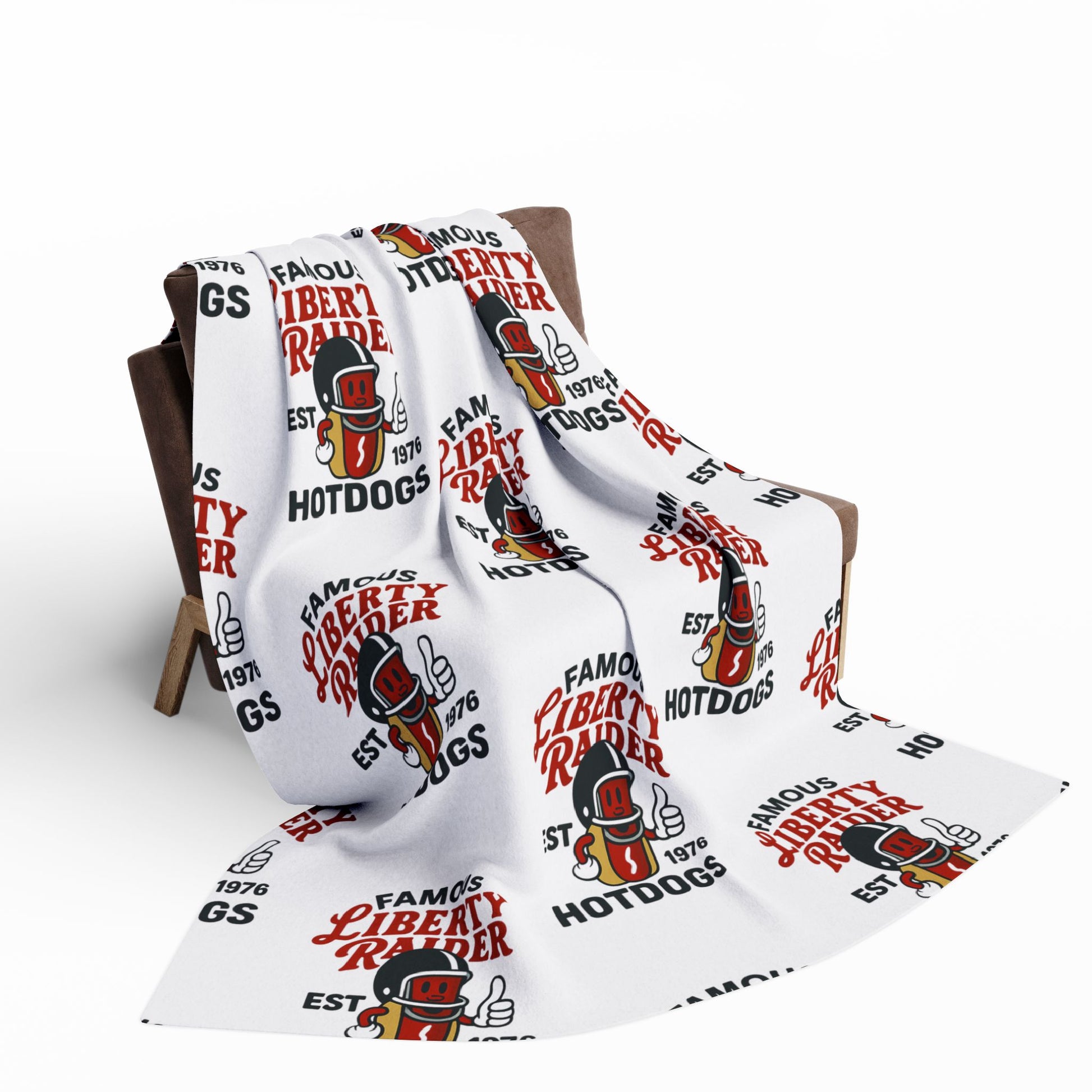 Arctic Fleece Blanket - Liberty Raiders "Famous Hotdogs"