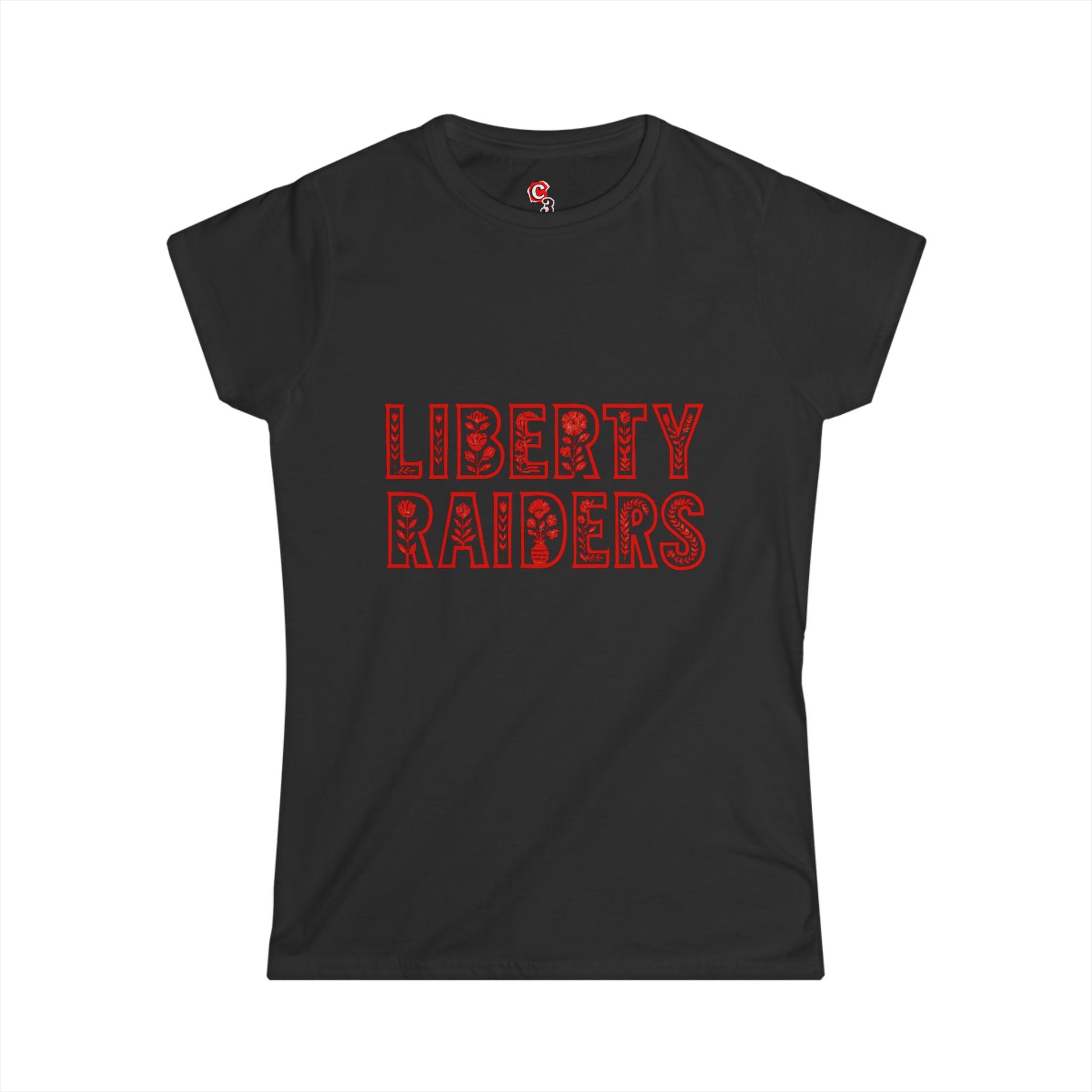 Women's Softstyle Tee - Liberty Raiders "Flowered"