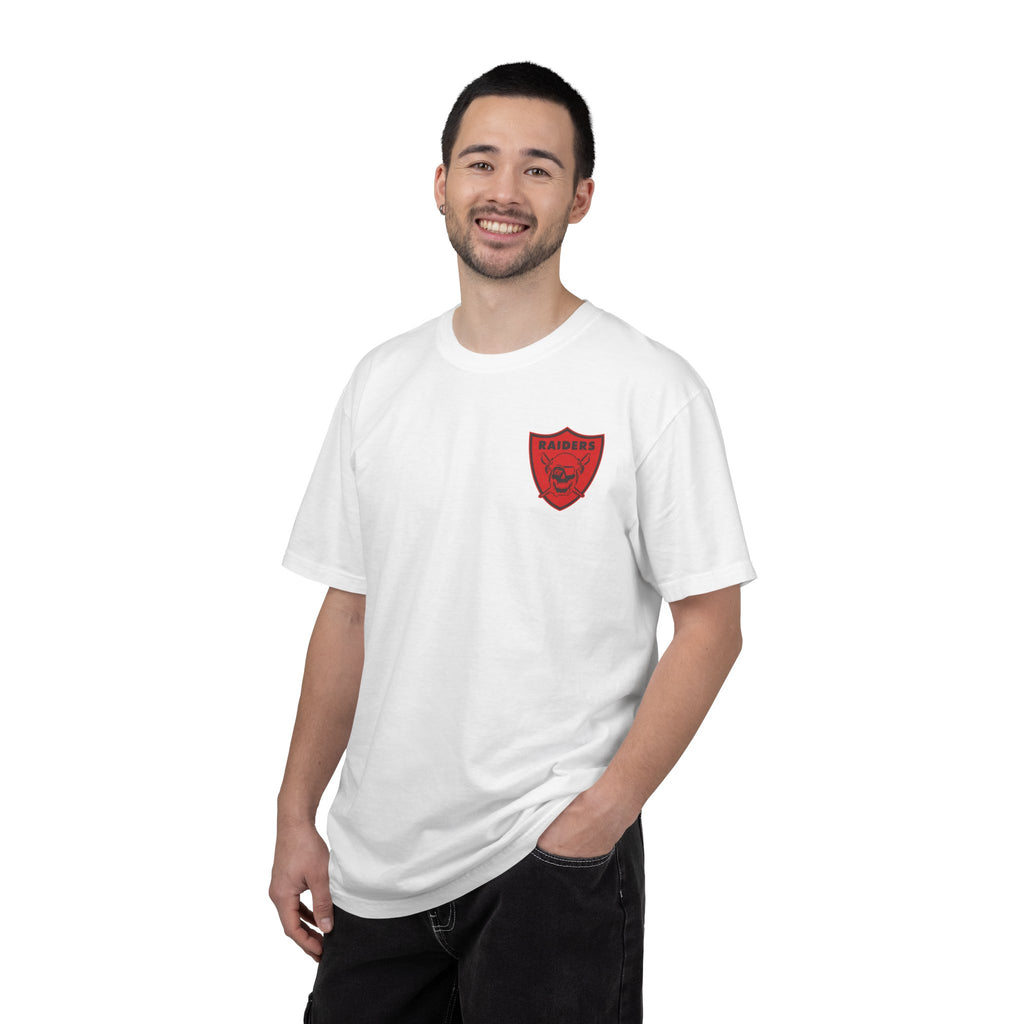Unisex Garment-Dyed T-shirt; LHS vintage logo tee