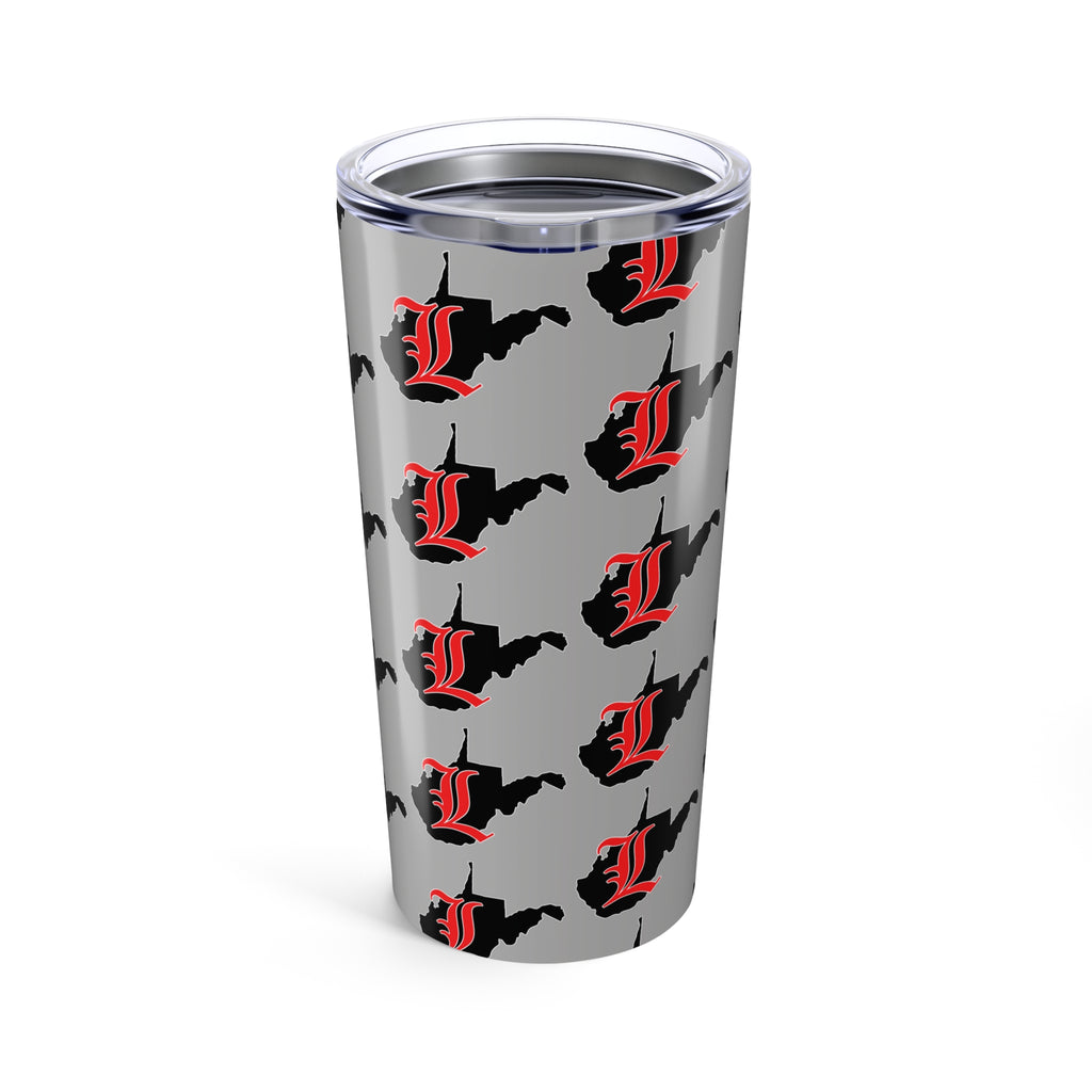 20oz Tumbler - Liberty Raiders "WV Outline Logo"