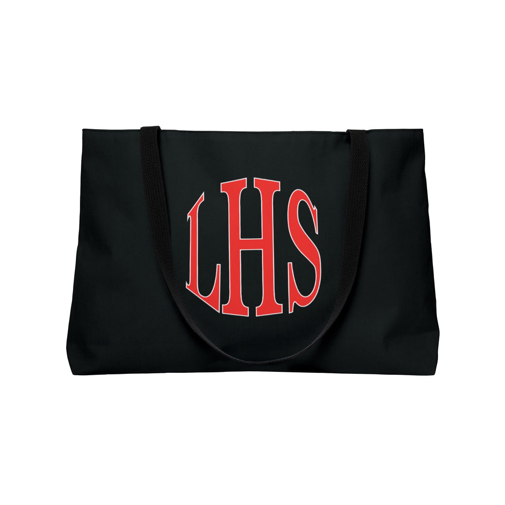 Weekender Tote Bag; LHS logo