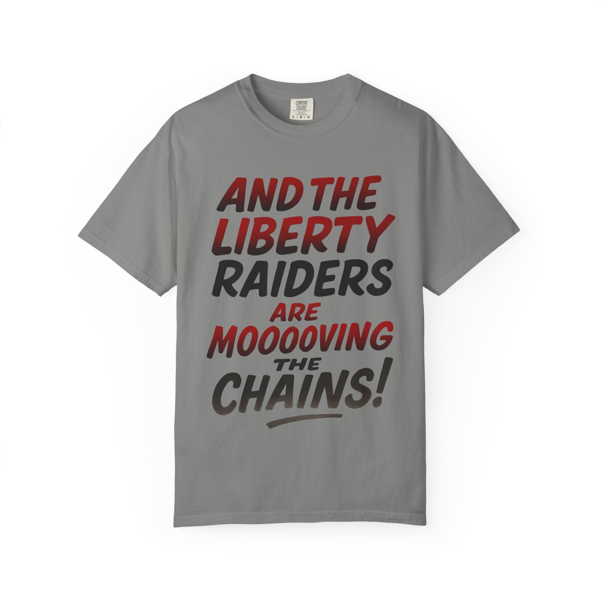 Light Weight Tee - Liberty Raiders "Moving the Chains"