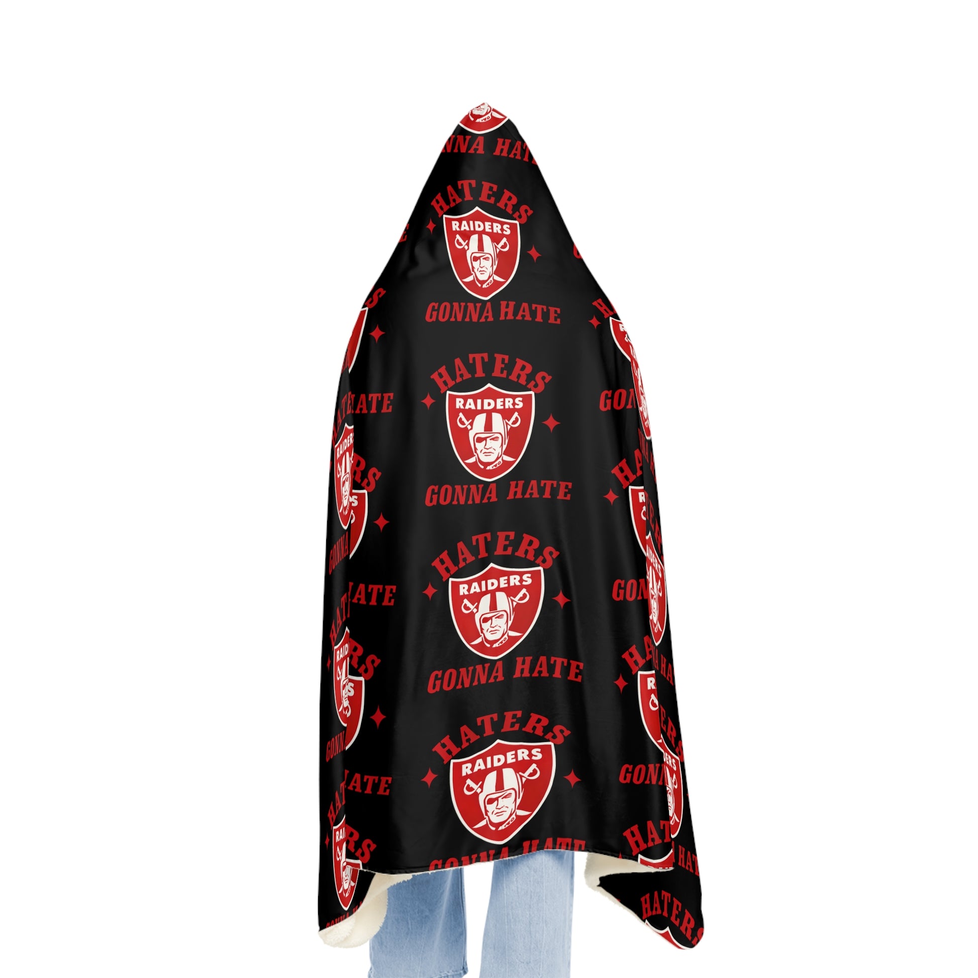 Black Snuggle Blanket - Liberty Raiders "Haters Gonna Hate"