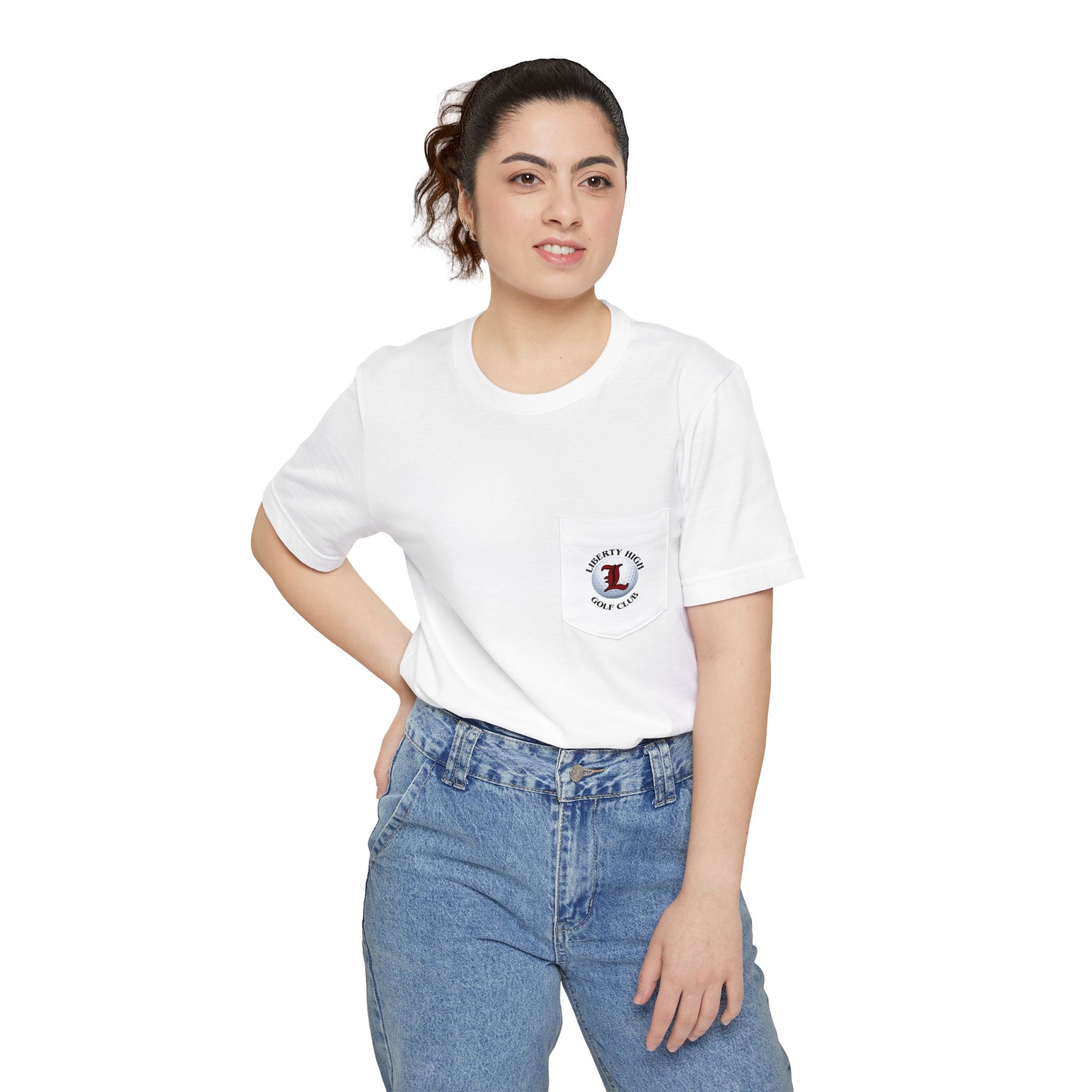 Pocket T-shirt - Liberty Raiders "Golf Team"