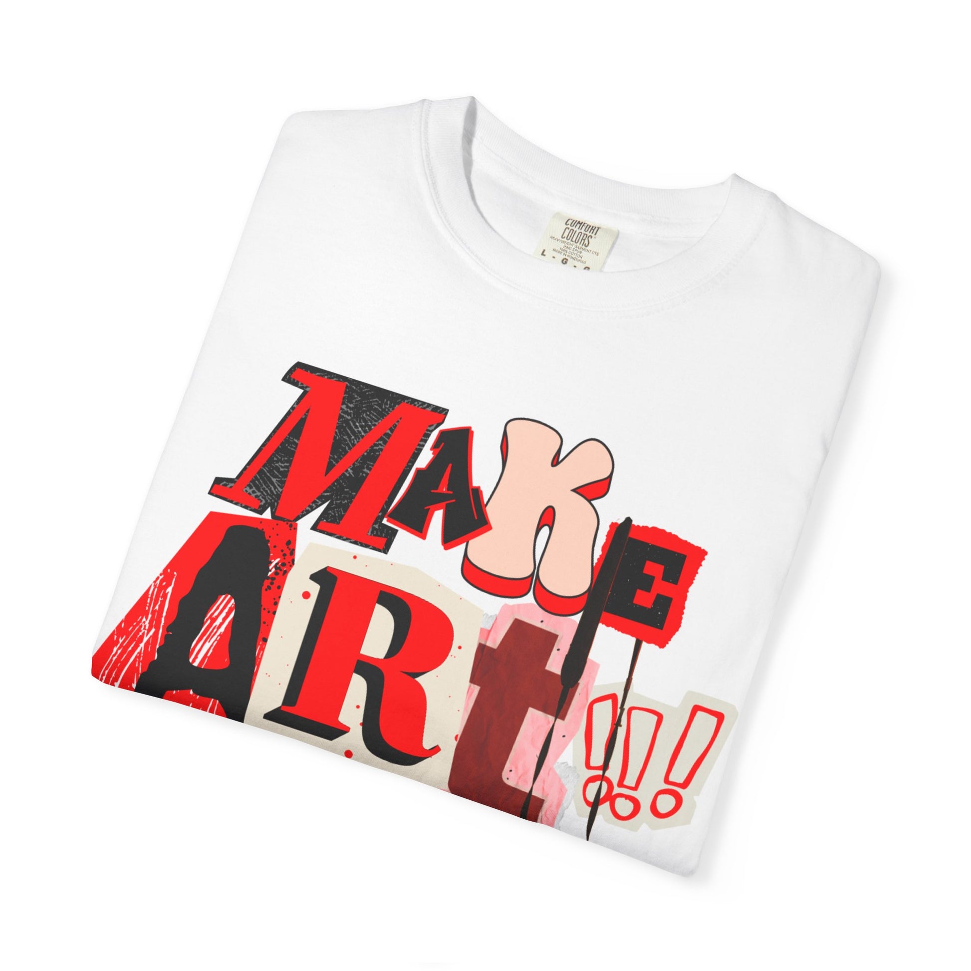 Branded Tee - Make Art!!! Support C3 Media