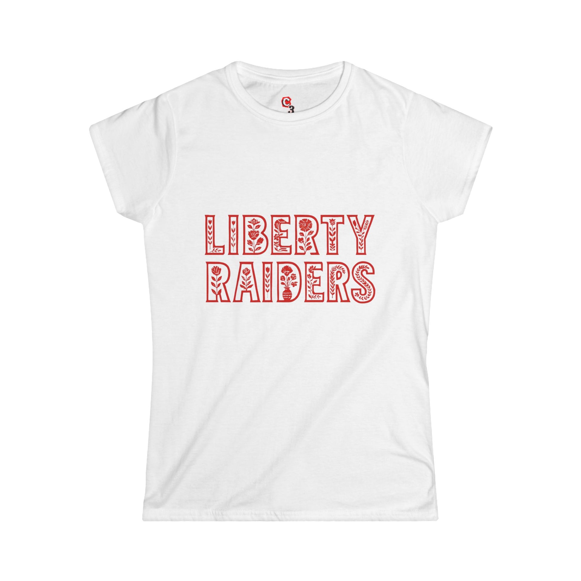 Women's Softstyle Tee - Liberty Raiders "Flowered"