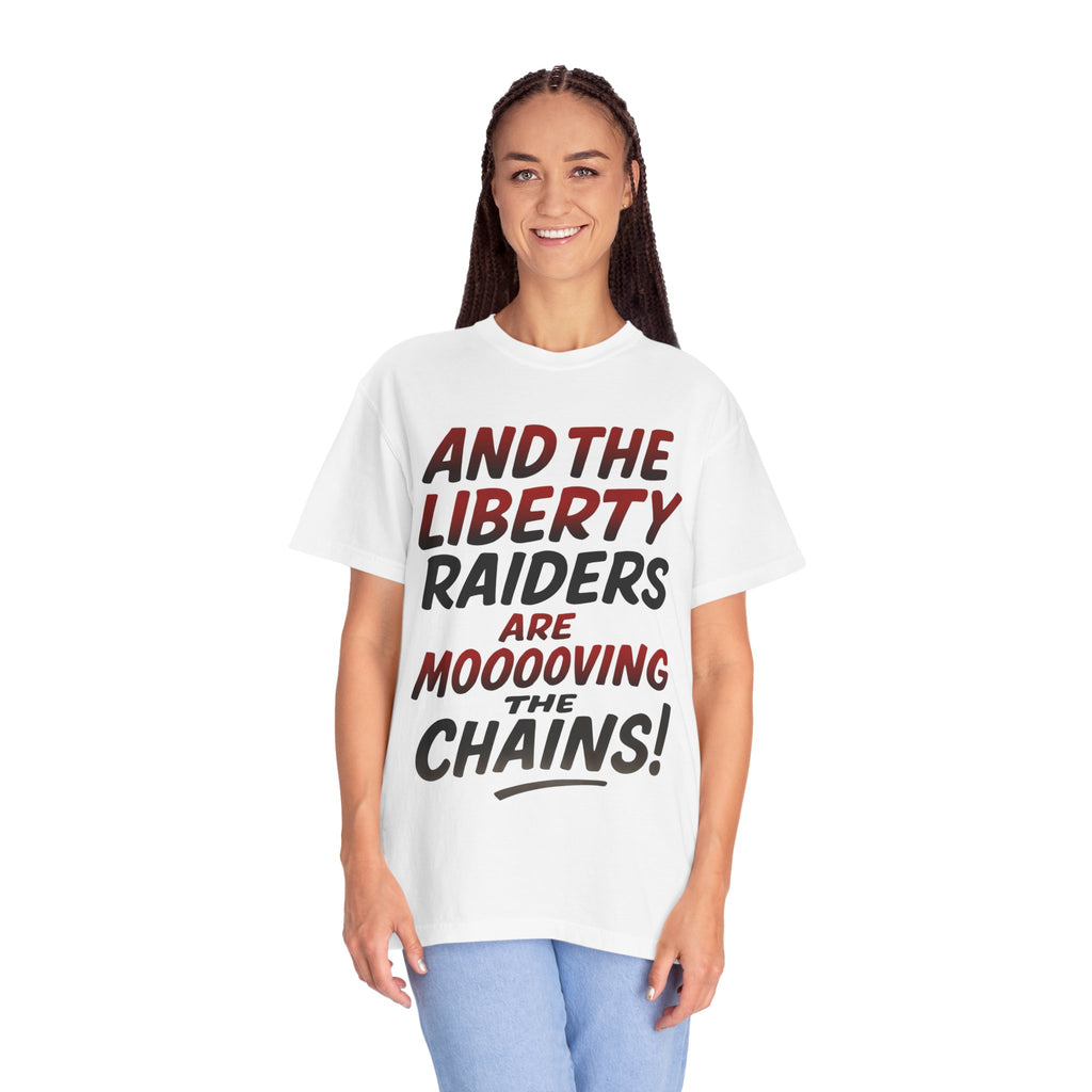 Light Weight Tee - Liberty Raiders "Moving the Chains"