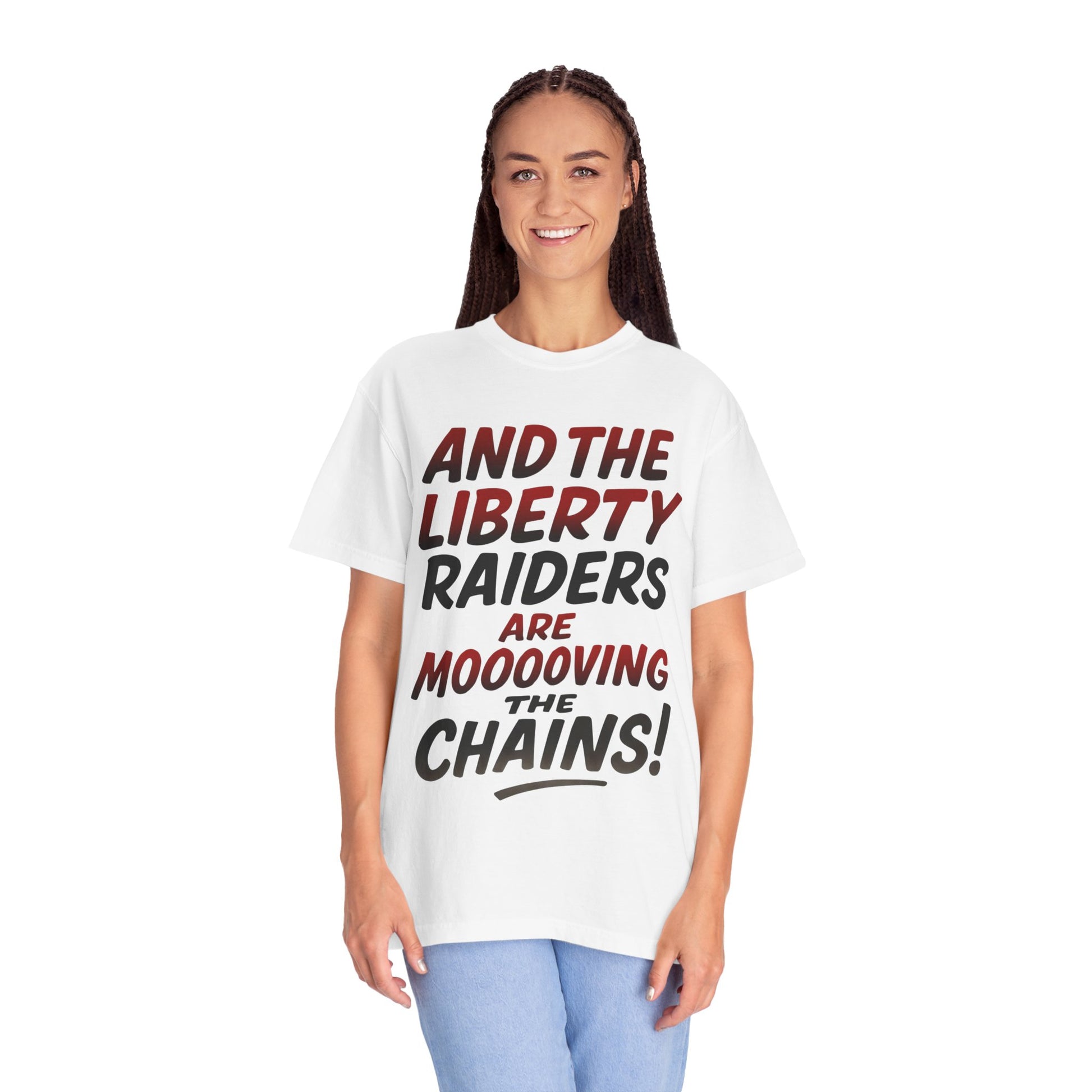 Light Weight Tee - Liberty Raiders "Moving the Chains"