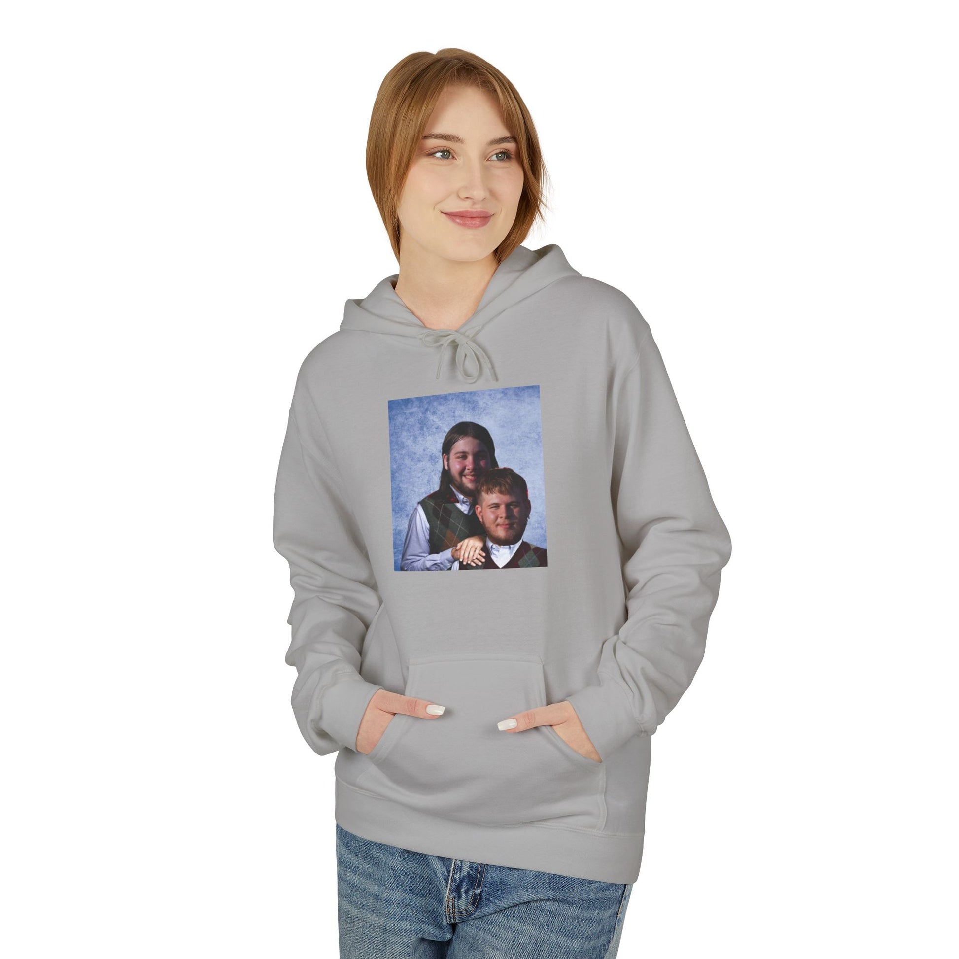 Unisex Midweight Softstyle Fleece Hoodie; Alex Jarrell and Connor Acord Step Brothers