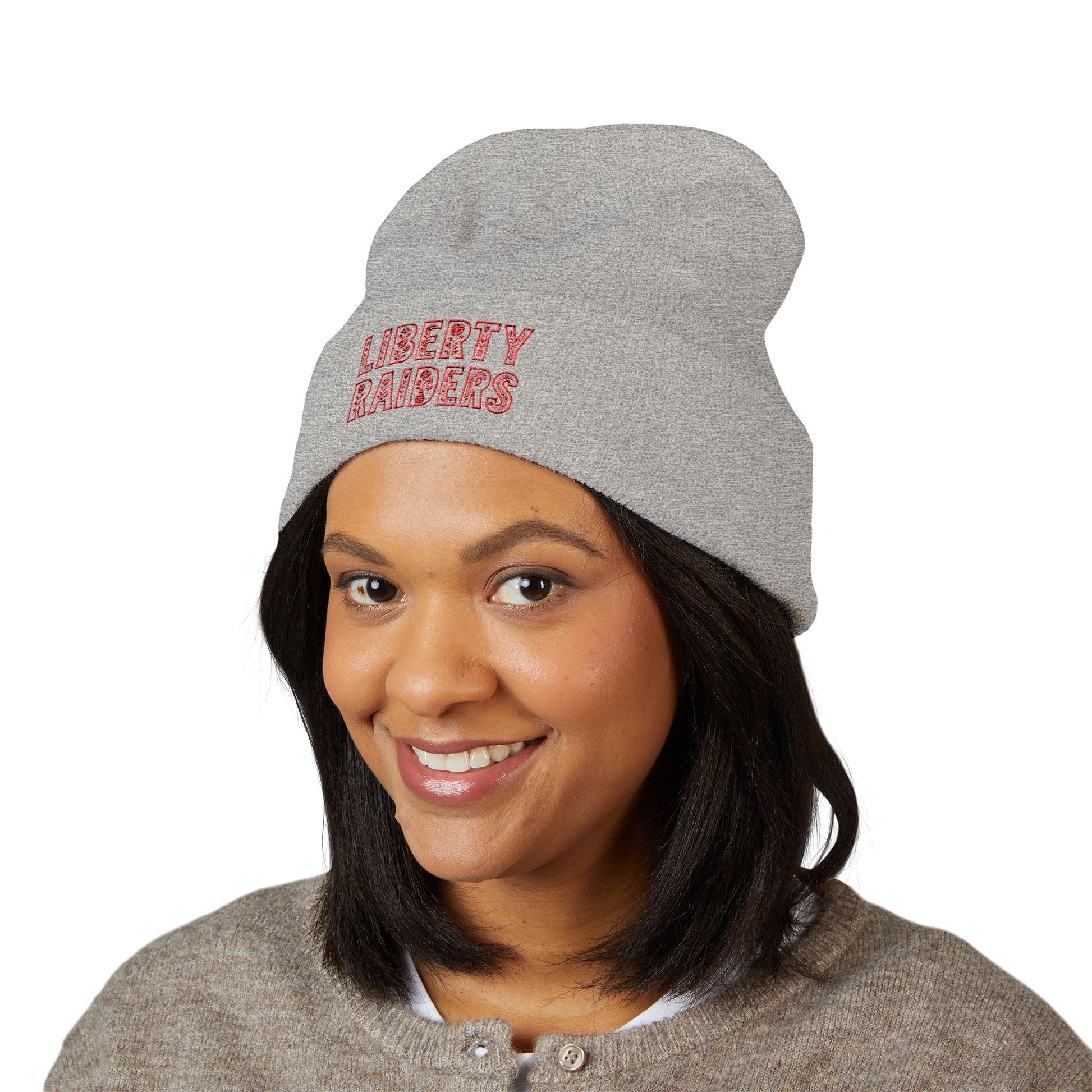 Classic Cuffed Beanie - Liberty Raiders "Flowered"
