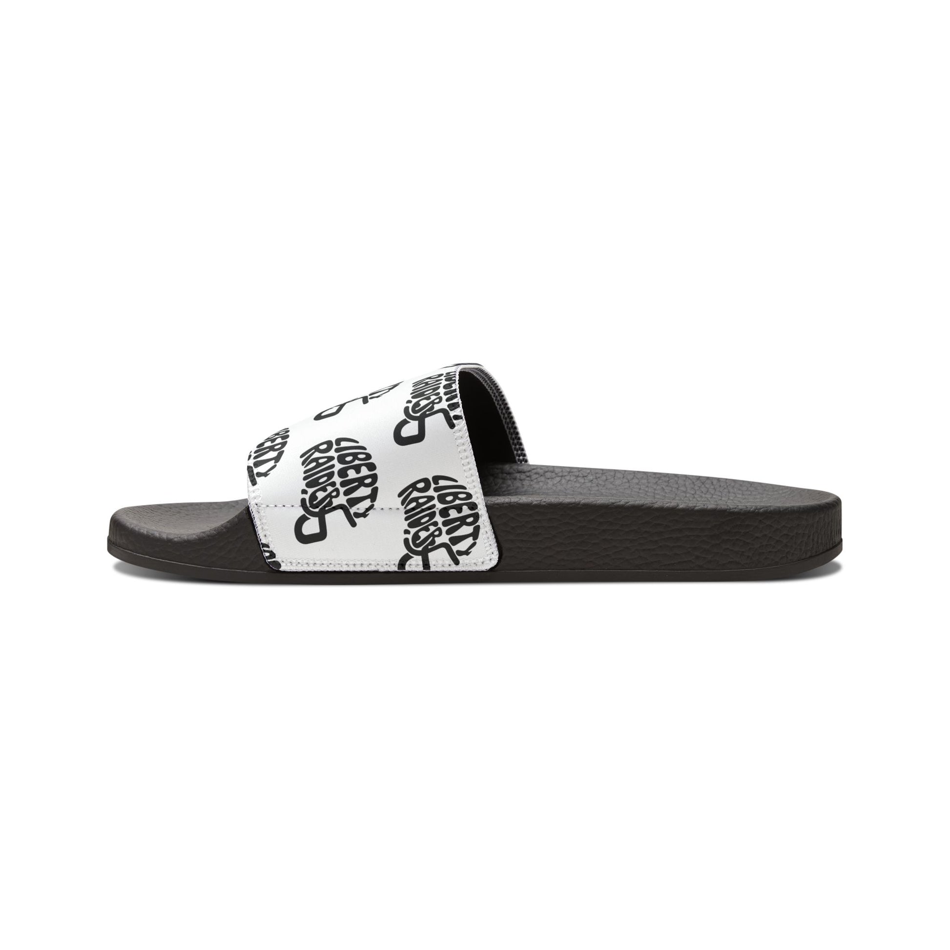 Men's Removable-Strap Slides - Liberty Raiders "Football Helmet"