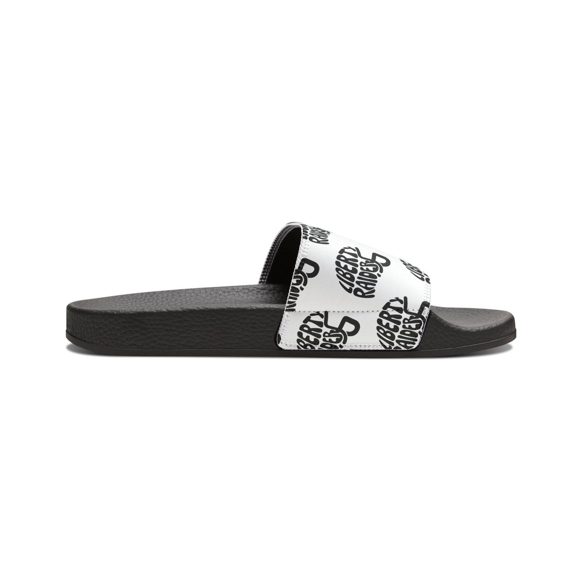 Men's Removable-Strap Slides - Liberty Raiders "Football Helmet"