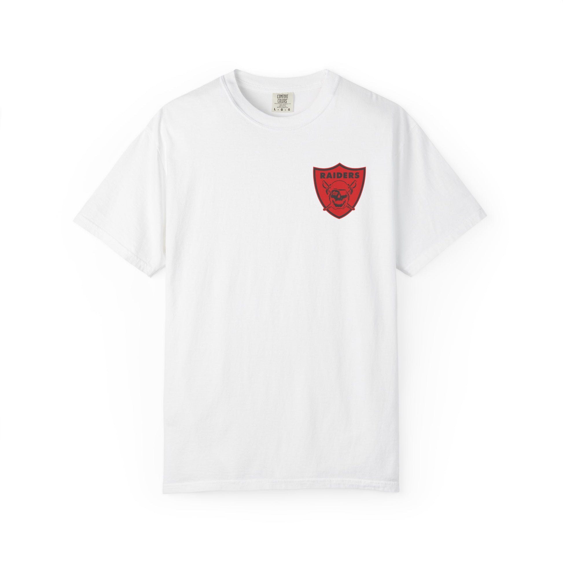 Unisex Garment-Dyed T-shirt; LHS vintage logo tee